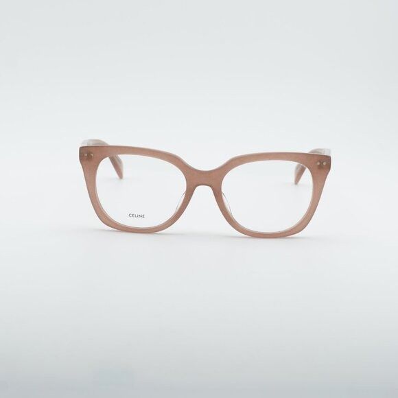 Celine Celine CL50116I 074 Eyeglasses Pink with Glitter 52mm Square Size ONE SIZE - 4 Thumbnail