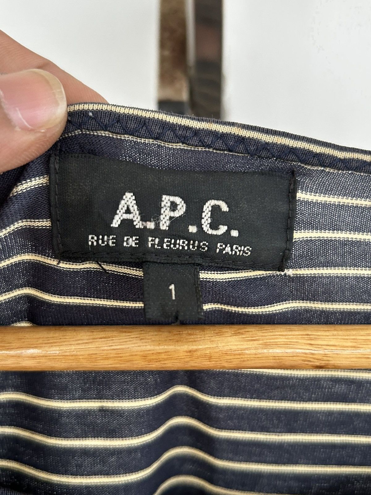 A.P.C. A.P.C Vintage Stripes Long Sleeve Size M / US 6-8 / IT 42-44 - 4 Thumbnail