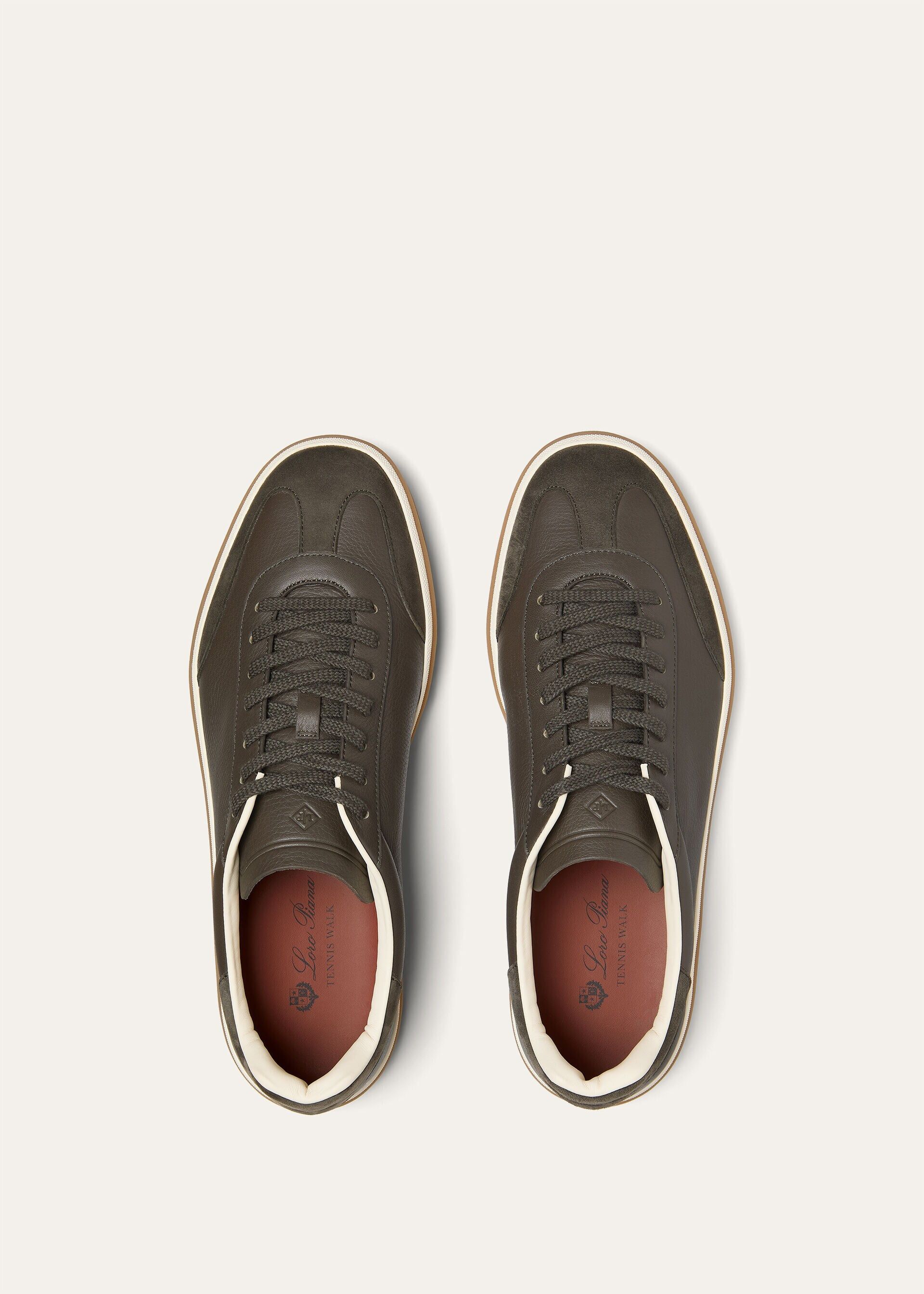 Loro Piana os11x0226 FSM0107 Tennis Walk Low-Top Sneakers Old England Size US 7 / EU 40 - 5 Thumbnail
