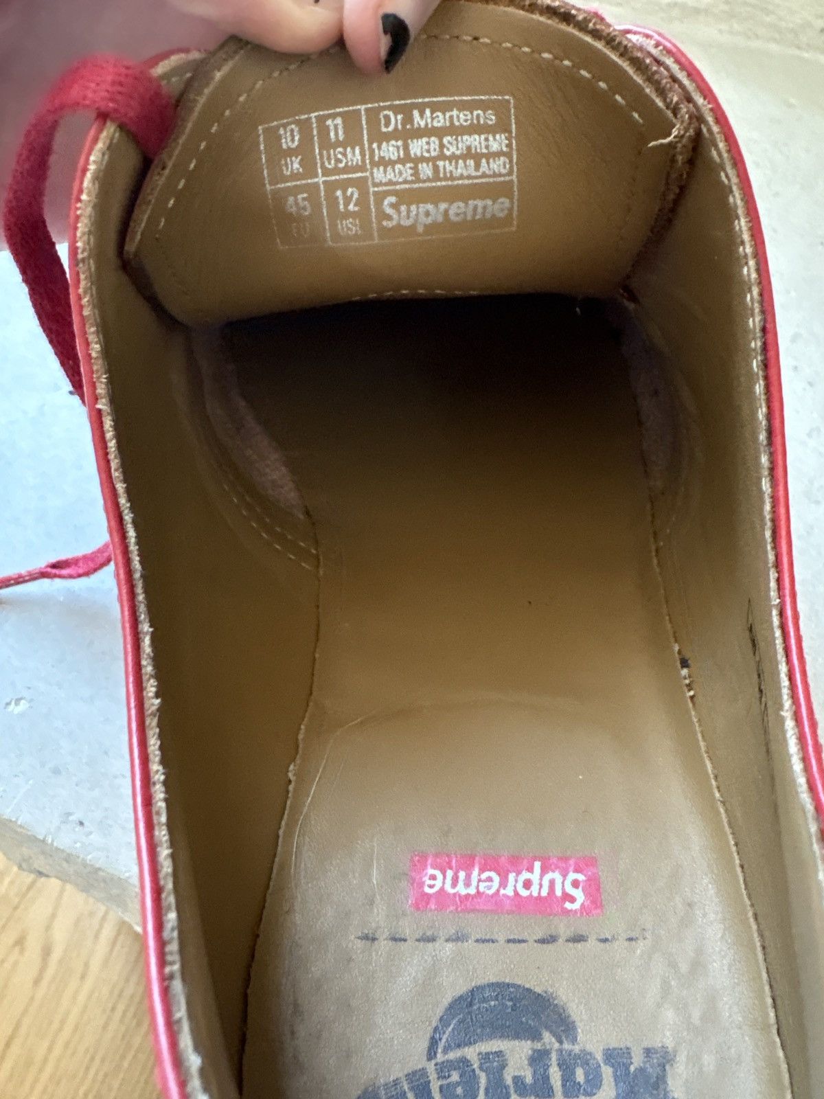 Dr. Martens × Supreme Supreme Spiderweb Dr. Martens Size 11 Size US 11 / EU 44 - 6 Thumbnail