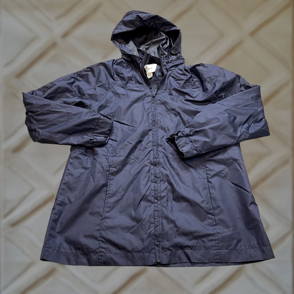Vintage Bold Spirit Jacket Mens M Blue Hooded Zip Outdoor Windbreaker Jacket Size US M / EU 48-50 / 2 - 1 Thumbnail