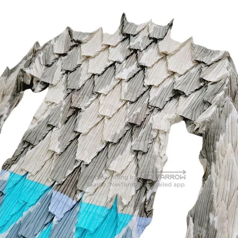 Issey Miyake Issey Miyake Color-block Long Sleeve Size M / US 6-8 / IT 42-44 - 6 Thumbnail
