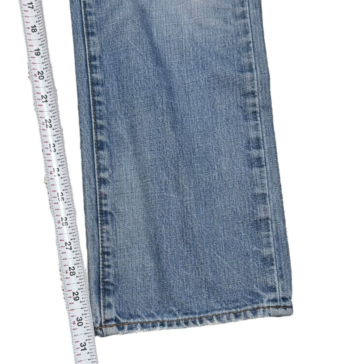 Polo Ralph Lauren Polo Ralph Lauren Slim Straight Distressed Jeans Men 37x30.5 Size US 37 - 12 Thumbnail