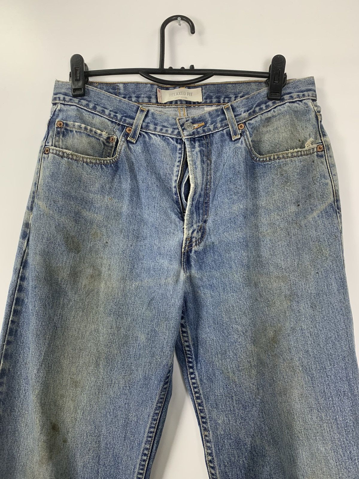 Levi's × Vintage Vintage Levis 550 distressed denim Size US 34 / EU 50 - 2 Thumbnail