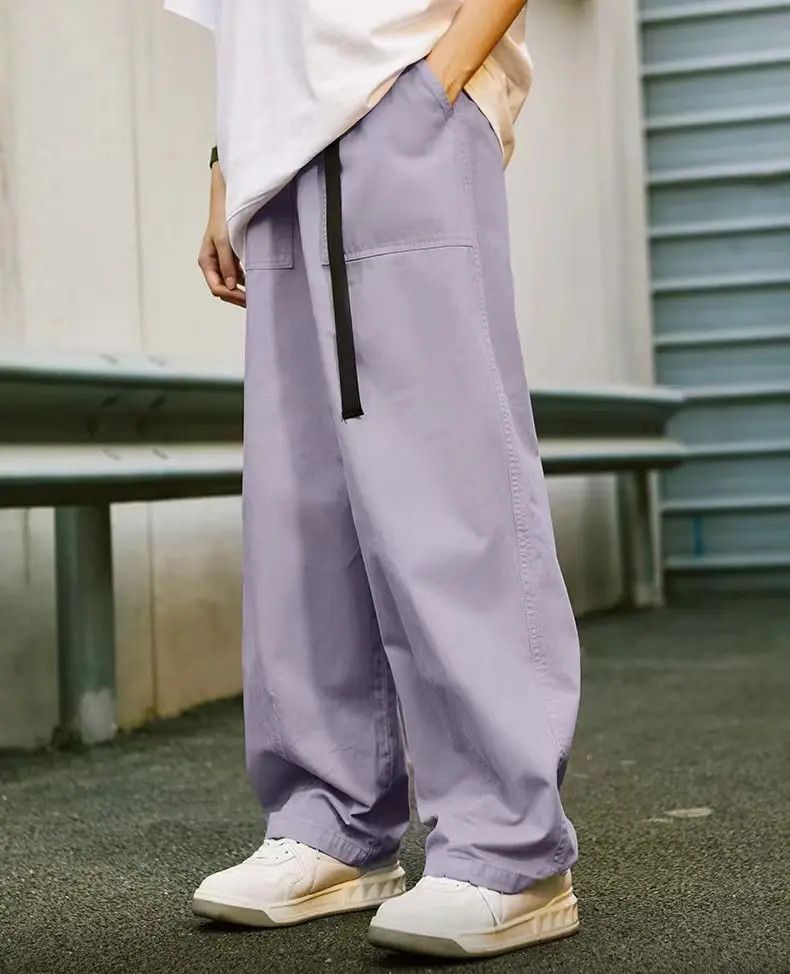 Designer × Japanese Brand Vintage Streetwear Japanese Design Loose Casual Pants Size US 32 / EU 48 - 1 Thumbnail