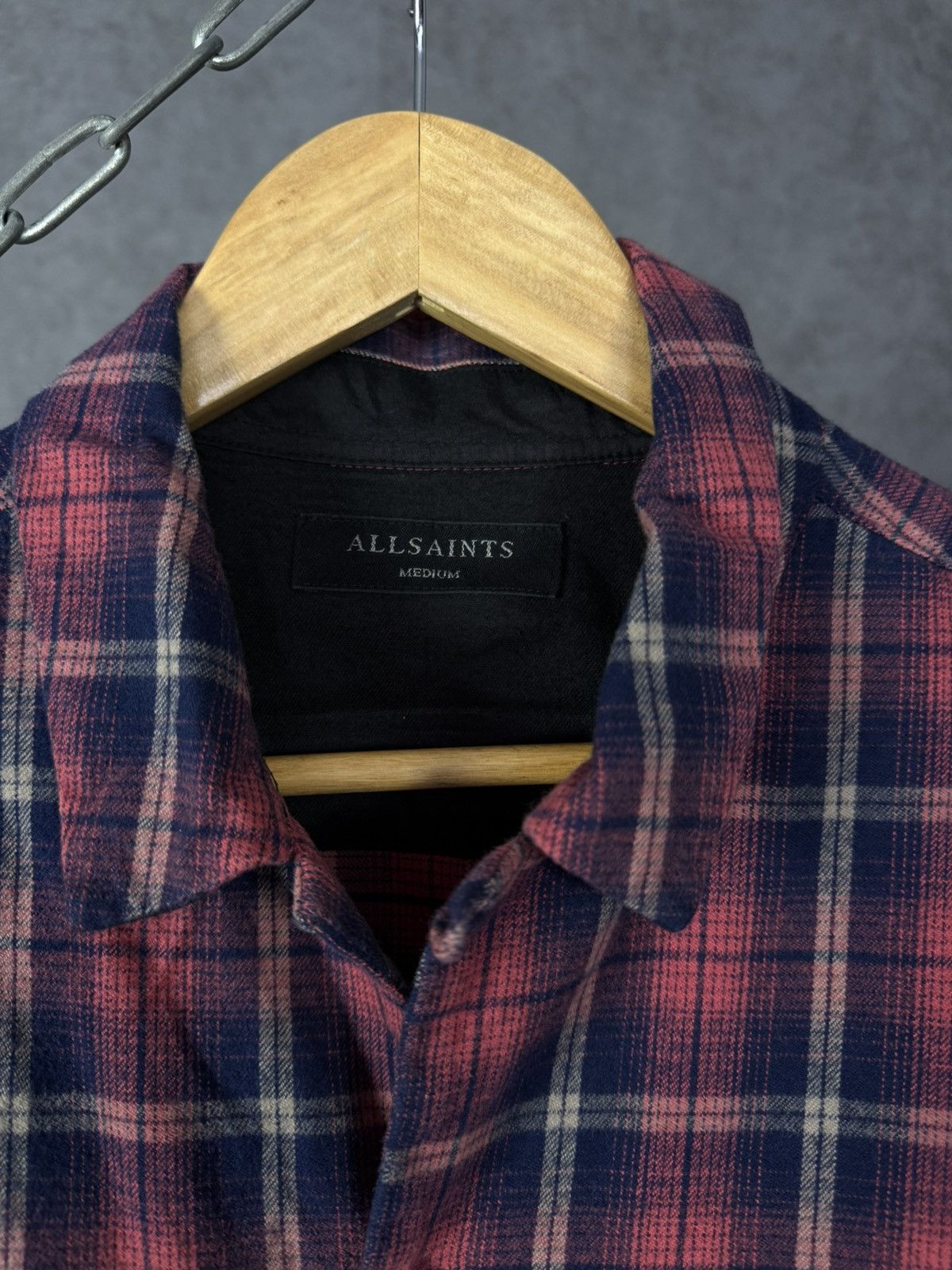 Allsaints Allsaints designer flannel shirt Size US M / EU 48-50 / 2 - 3 Thumbnail