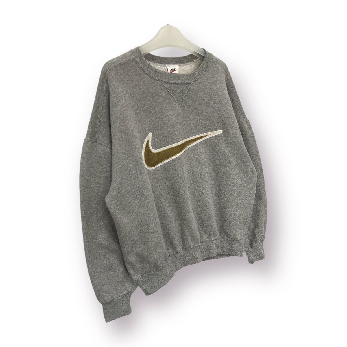 Nike 🔥90's Nike Swoosh & Spell out Big Logo Sweatshirt Size US M / EU 48-50 / 2 - 5 Thumbnail