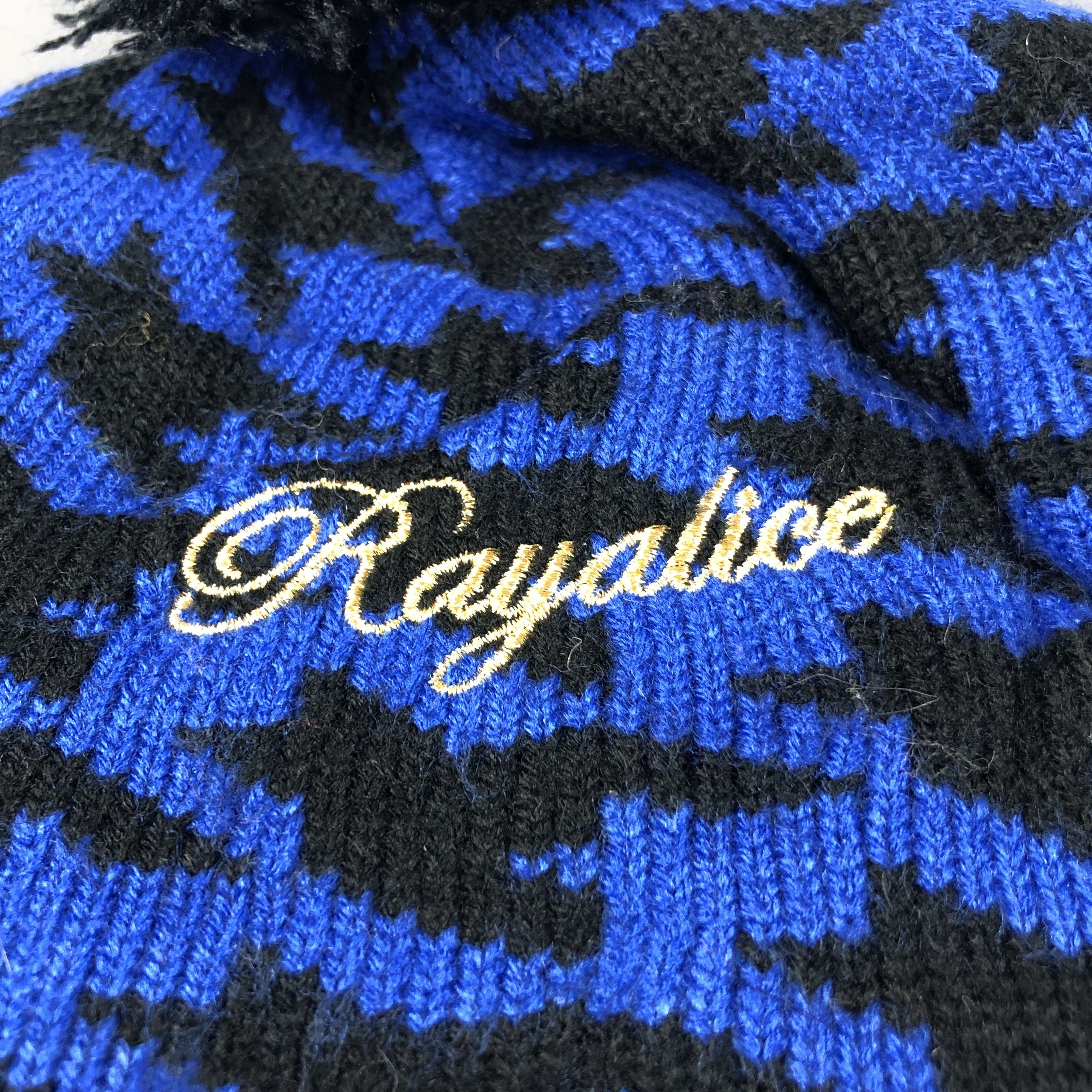Vintage Rayalice Houndstooth Bobble Beanie Snowcap Snow Hat B1047 Size ONE SIZE - 4 Thumbnail