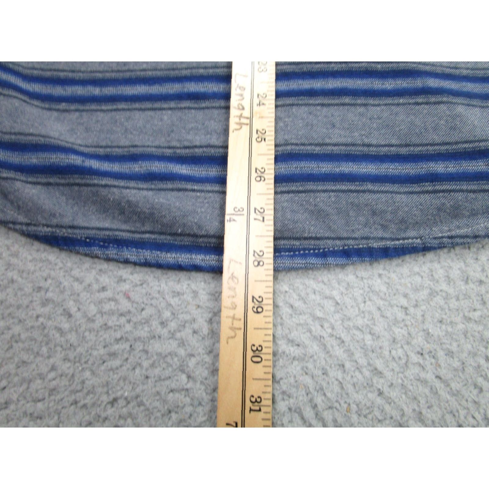 Quiksilver VINTAGE Quiksilver Button-Up Shirt Mens XL Gray Blue Striped Long Sleeve Surf Pockets Size US XL / EU 56 / 4 - 7 Thumbnail