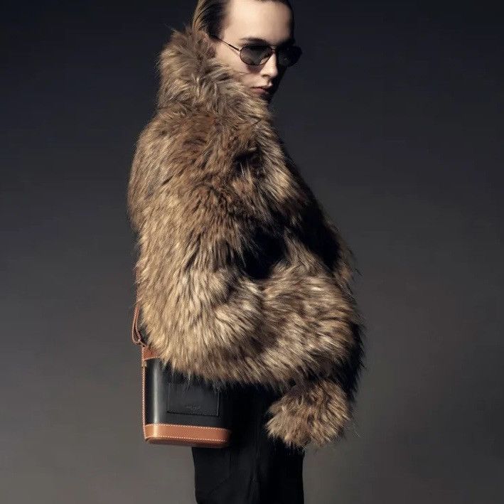 Saint Laurent Paris Saint Laurent Oversized Faux Fur Coat Size US M / EU 48-50 / 2 - 1 Thumbnail