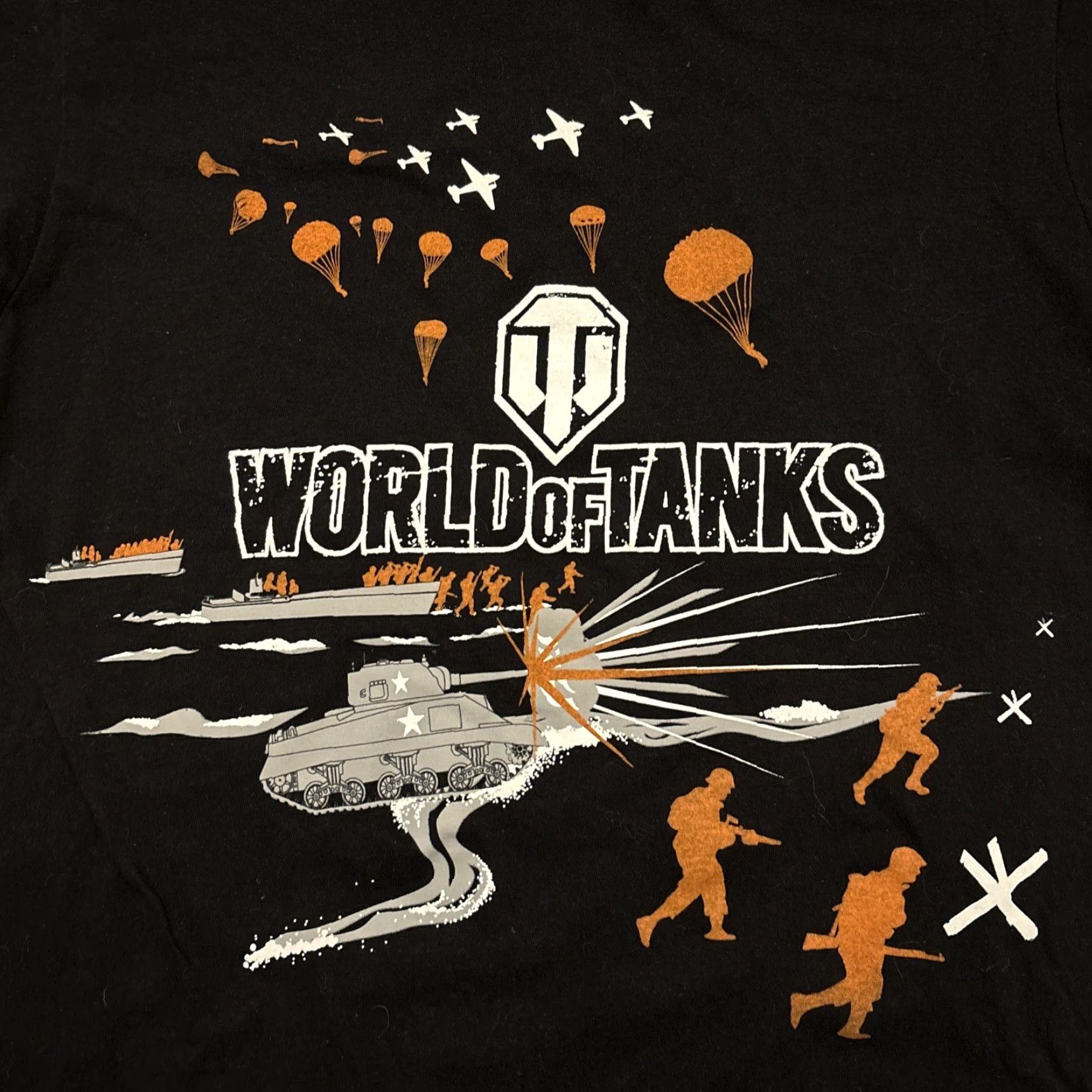 Anvil VINTAGE World Of Tanks D Day Ohio T Shirt Black Size S Size US S / EU 44-46 / 1 - 2 Thumbnail