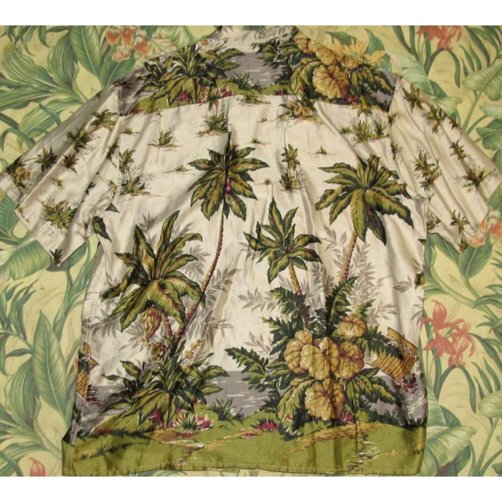 Reyn Spooner REYN SPOONER Cotton Short Sleeve Hawaiian Shirt XL Size US XL / EU 56 / 4 - 3 Thumbnail