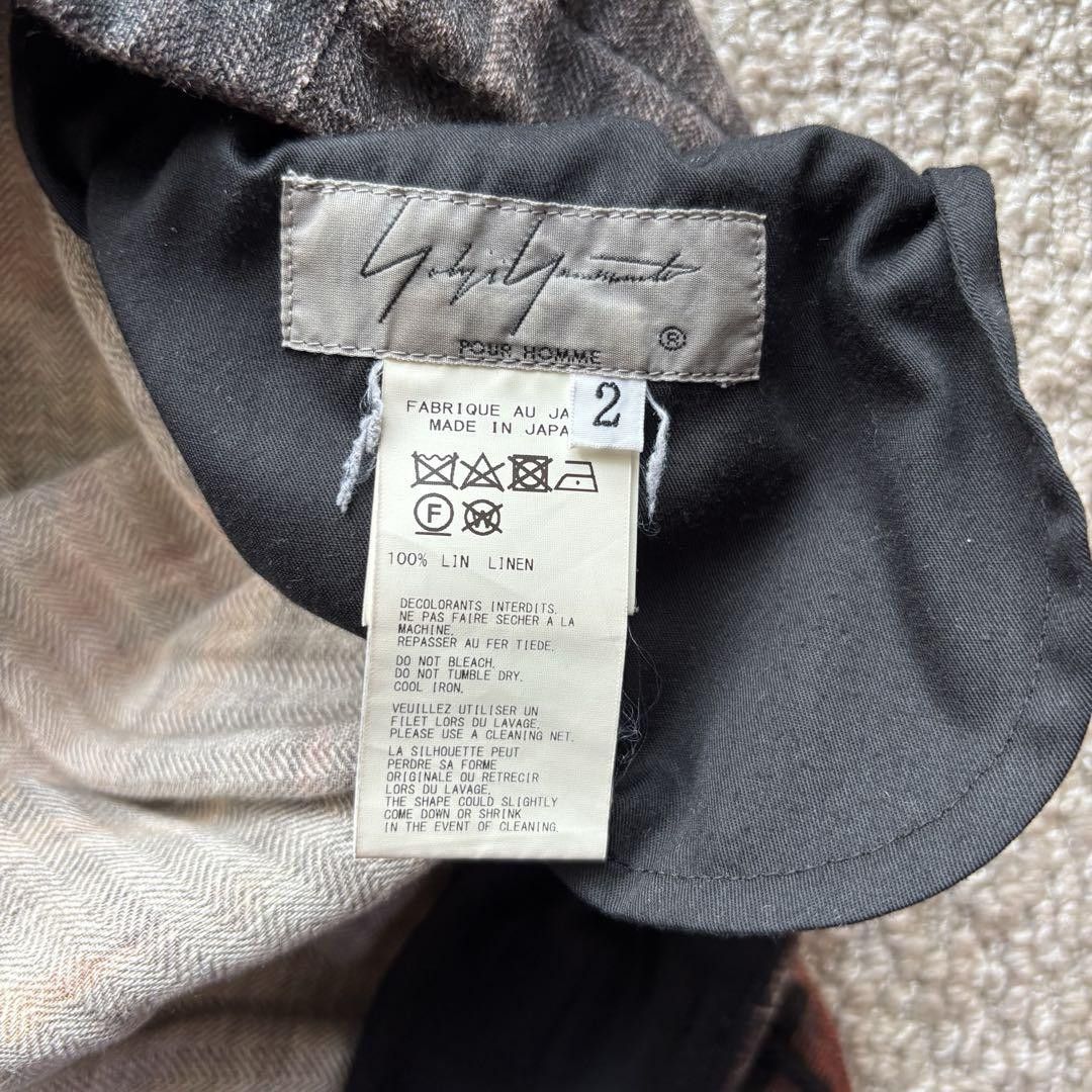 Yohji Yamamoto yohji yamamoto pour homme 18AW/archive linen/wide pants Size US 44 / EU 60 - 7 Thumbnail