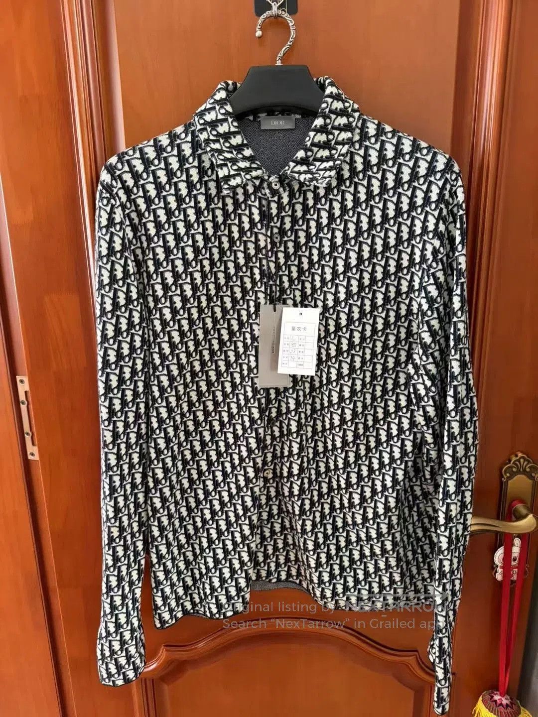 Dior dior logo print long sleeve shirt. Size US L / EU 52-54 / 3 - 1 Thumbnail