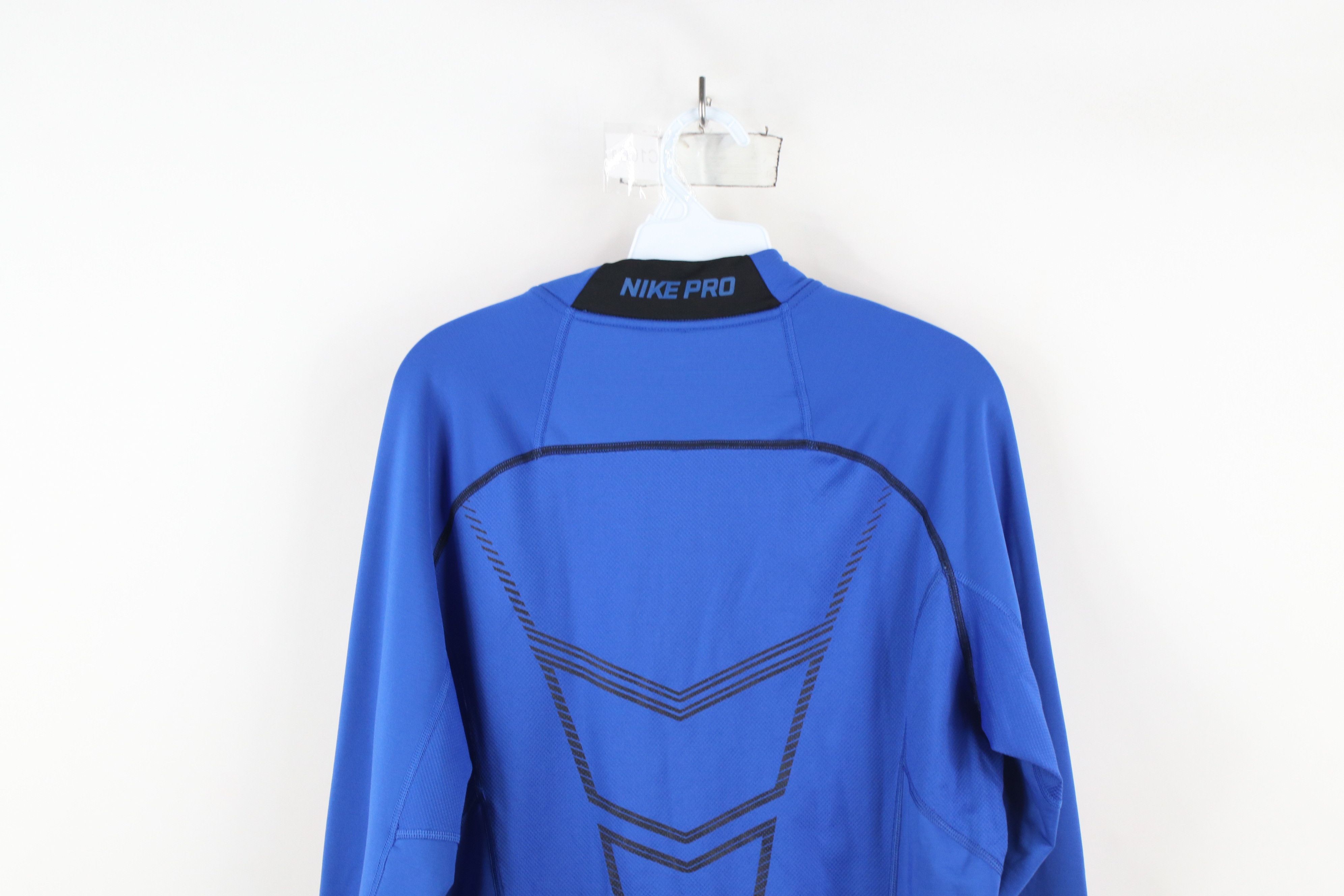 Nike × Vintage Nike Pro Combat Compression Fitted Half Zip Pullover Sweater Size US L / EU 52-54 / 3 - 12 Thumbnail