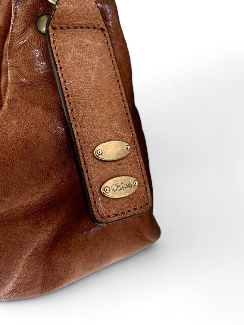 Chloé - Eloise vintage brown leather handbag shoulder bag