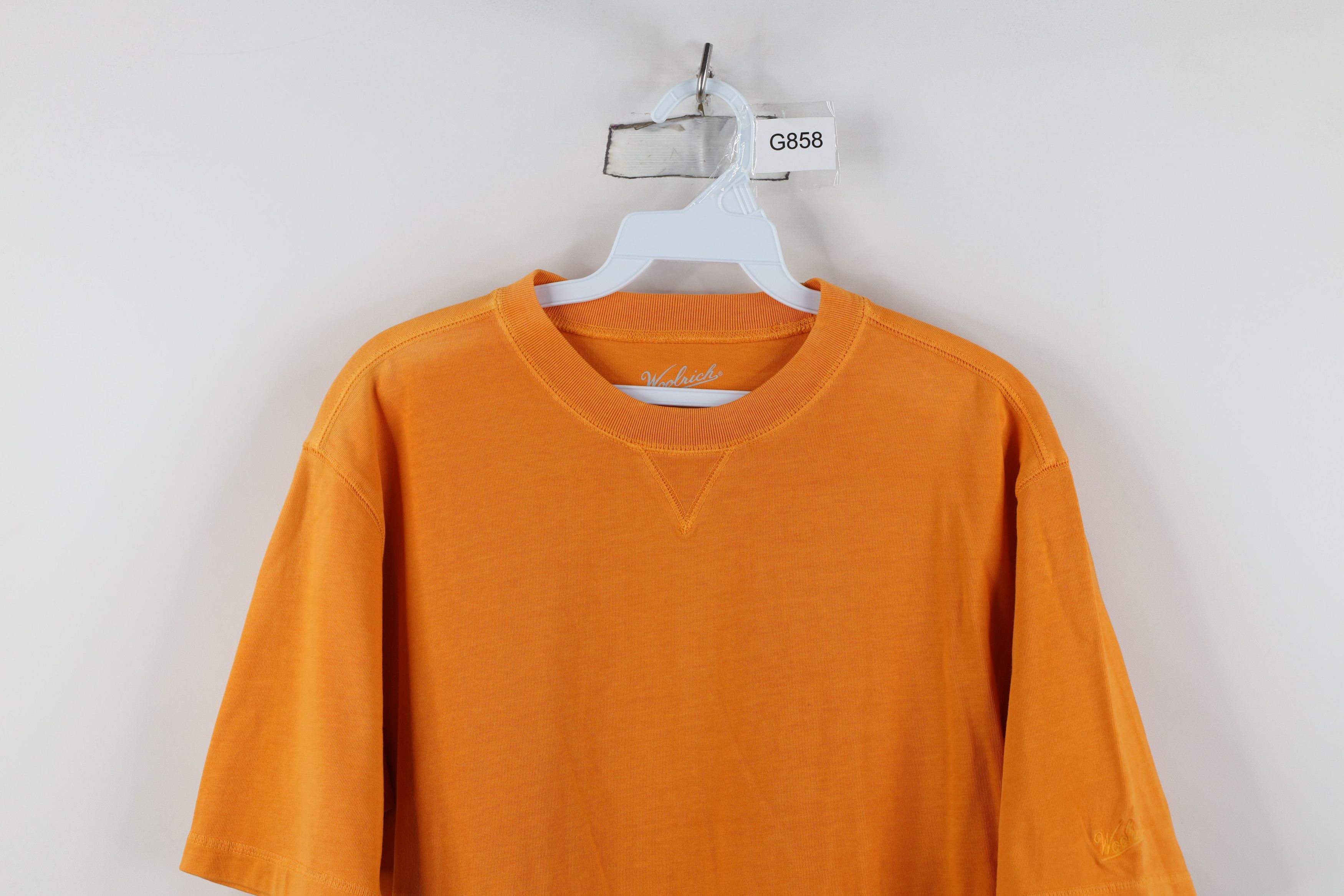 Woolrich Woolen Mills Deadstock Vintage Y2K Woolrich Dye T-Shirt Orange Cotton Size US L / EU 52-54 / 3 - 2 Thumbnail