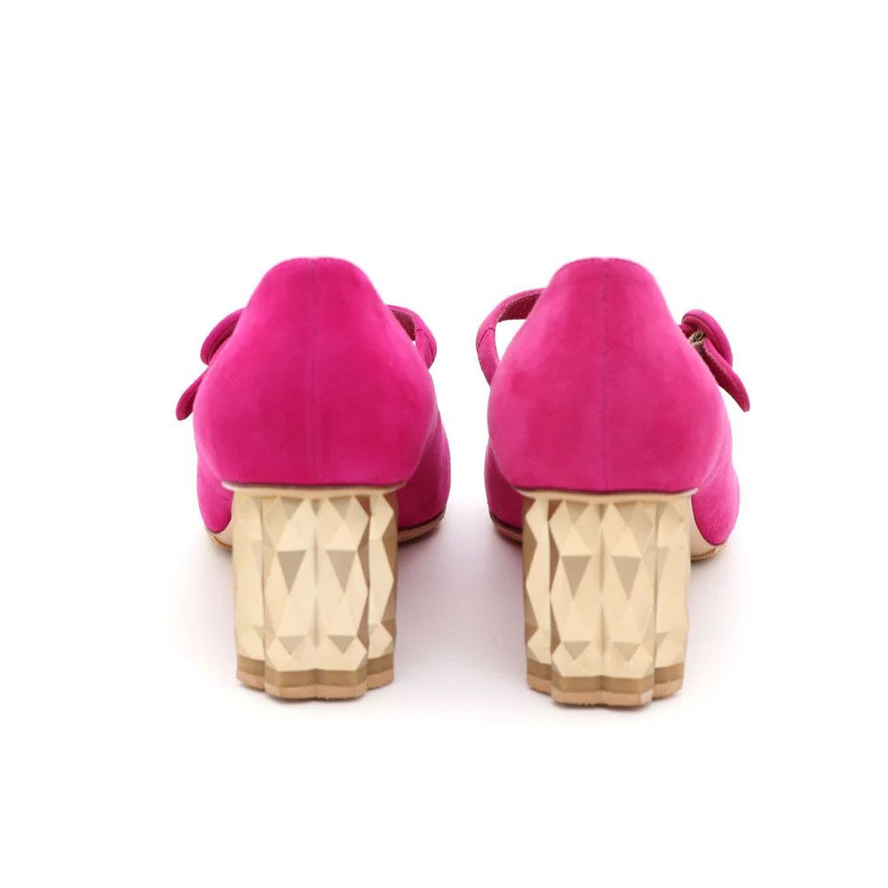 Salvatore Ferragamo o1y0426 Pumps in Fuchsia Size US 9 / IT 39 - 4 Thumbnail