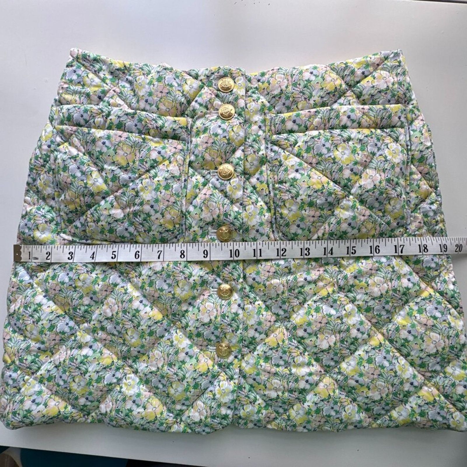 J.Crew J. Crew New Limited edition quilt button mini skirt Liberty Size 27" / US 4 / IT 40 - 8 Thumbnail