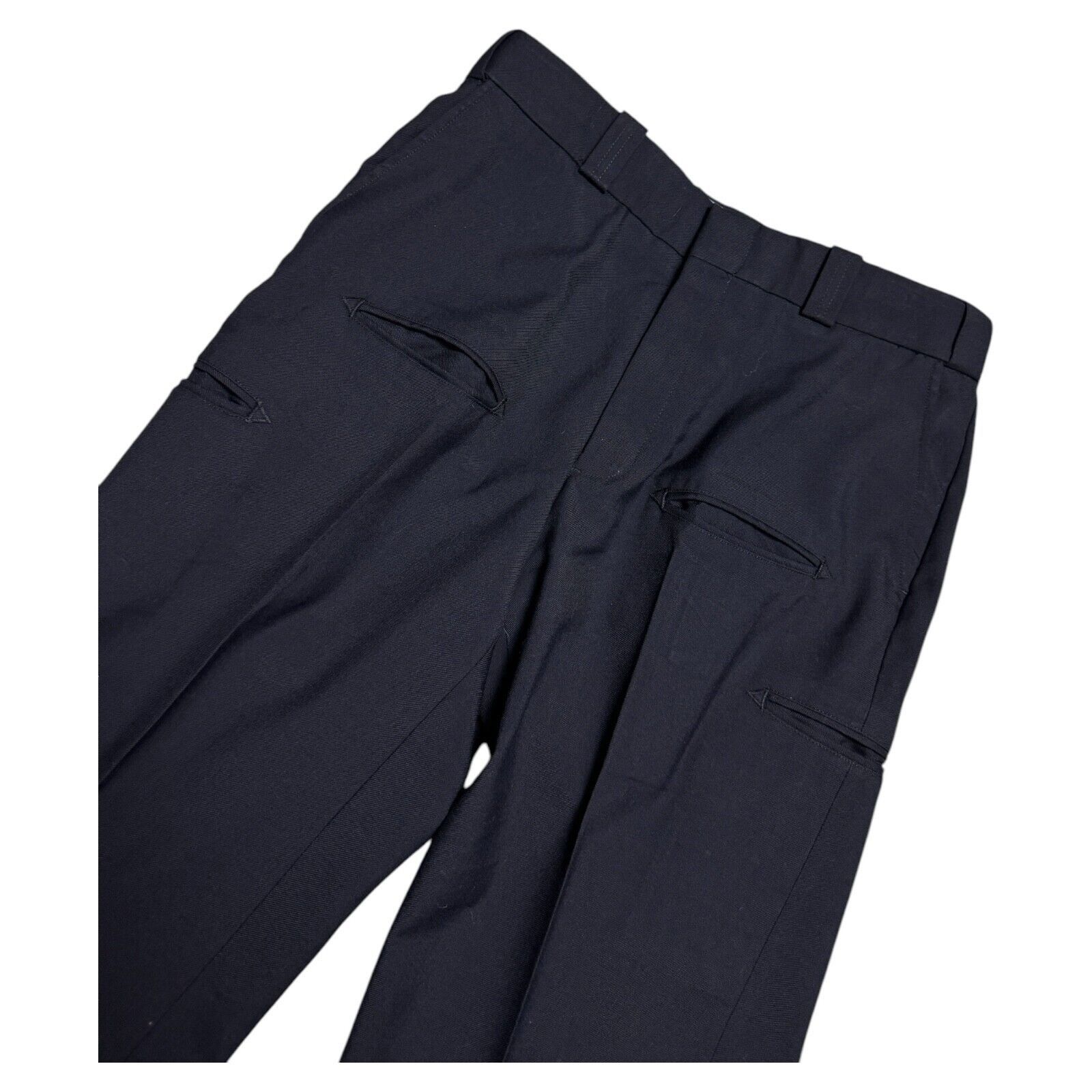 Designer BLAUER Pleated Navy Blue Pocket Work Straight Pants 34x30 Size US 34 / EU 50 - 5 Thumbnail