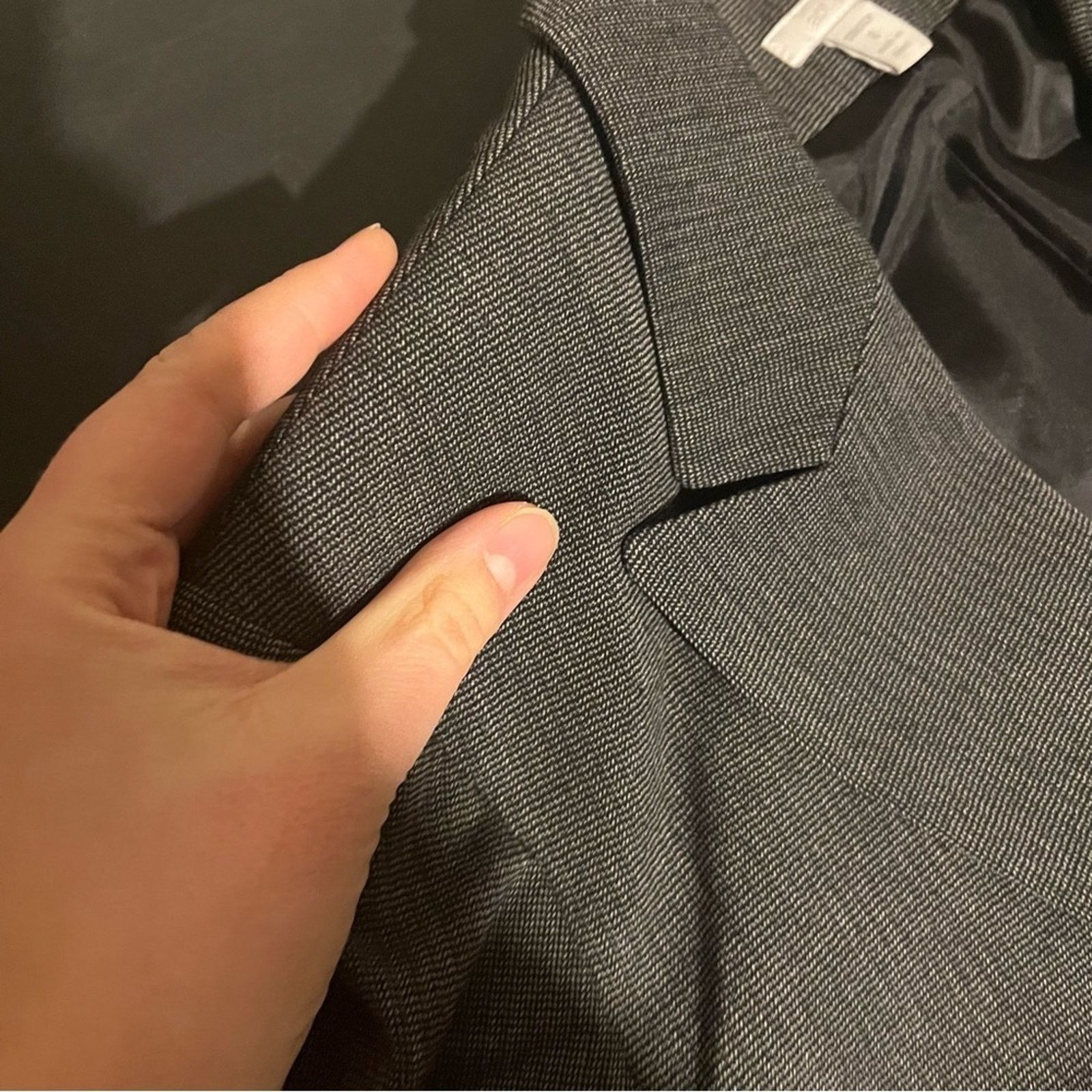 Apt. 9 Apt. 9 Size 8 Stretch Gray 2 Button Long Sleeve Blazer Size M / US 6-8 / IT 42-44 - 12 Thumbnail