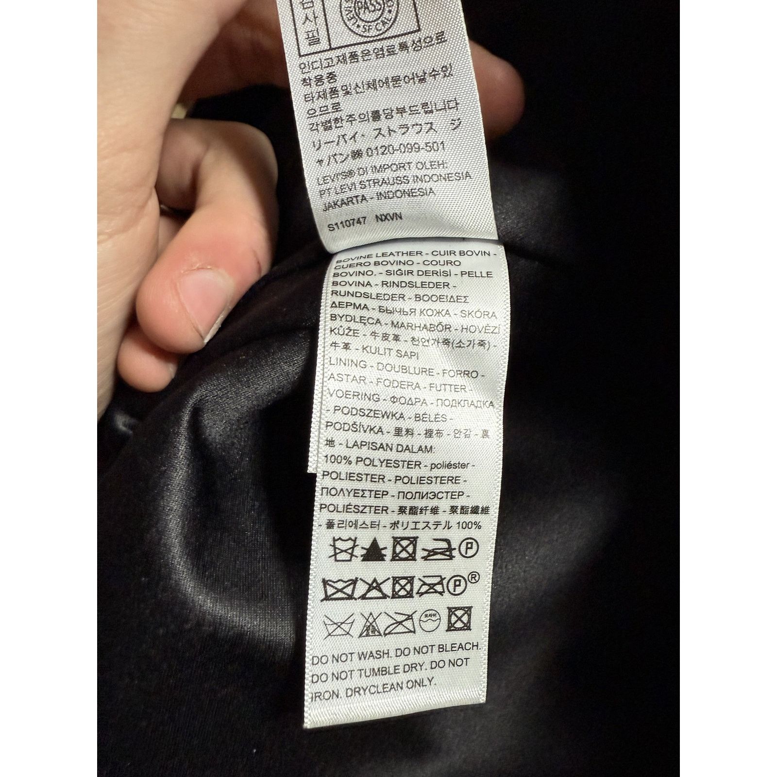 DENIM TEARS Denim Tears Leather Jeans Black Used 38 Size US 38 / EU 54 - 5 Thumbnail