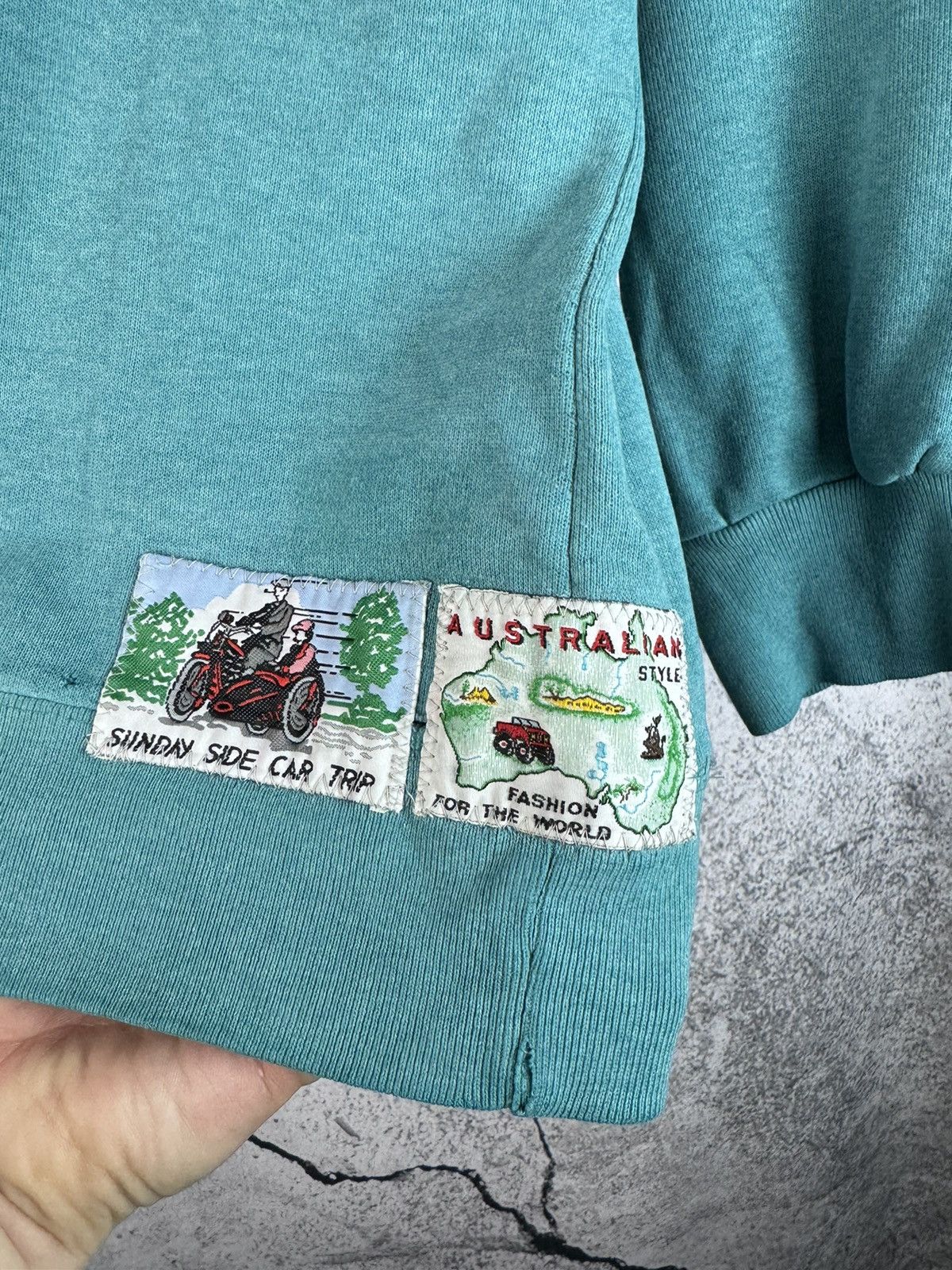NBA Vintage 80s 1988 Charlotte Hornets Salem Sportswear Crewneck Size US XL / EU 56 / 4 - 4 Thumbnail