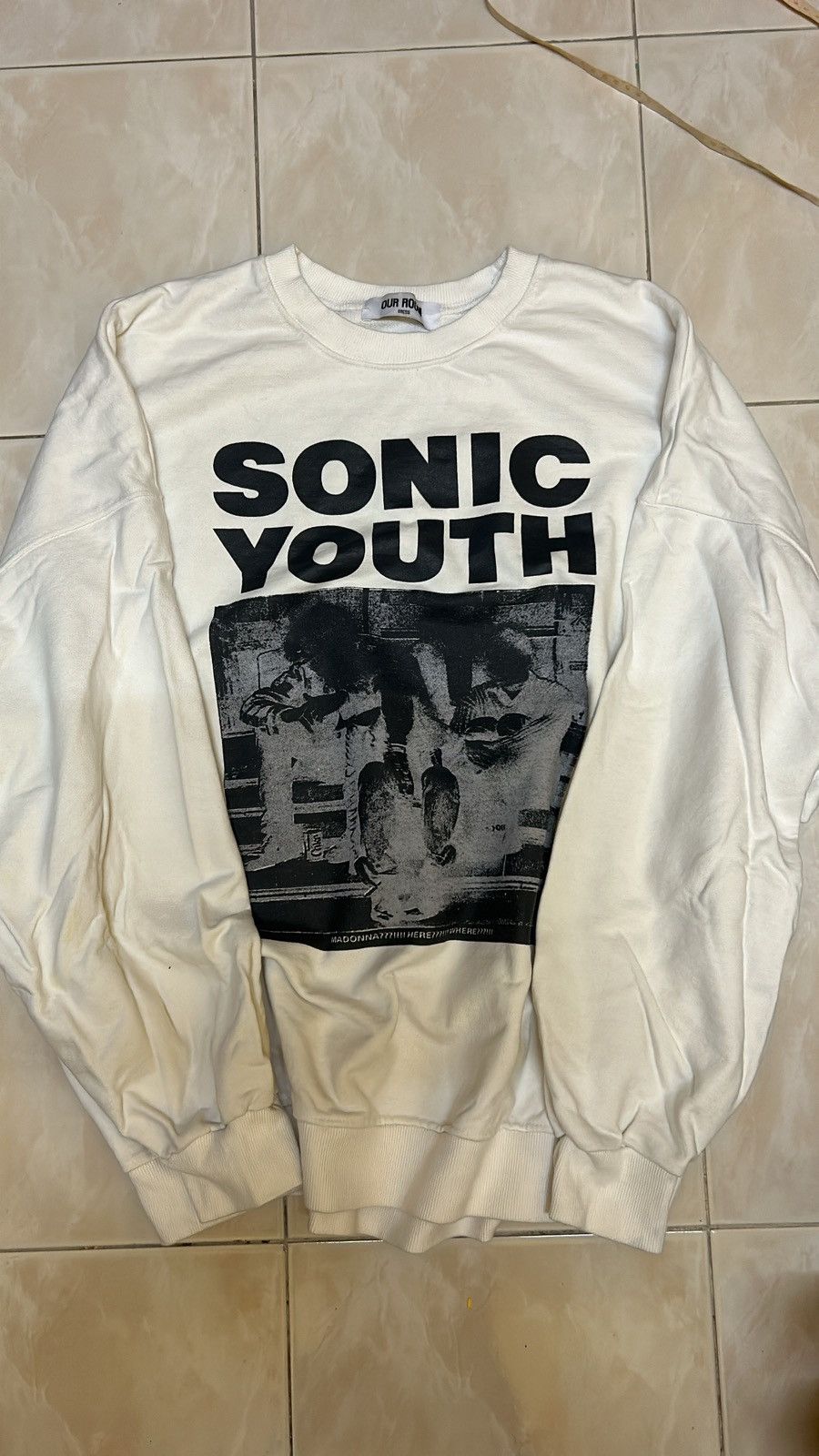 Band Tees SWEATSHIRT BAND SONIC YOUTH Size US XXL / EU 58 / 5 - 1 Thumbnail
