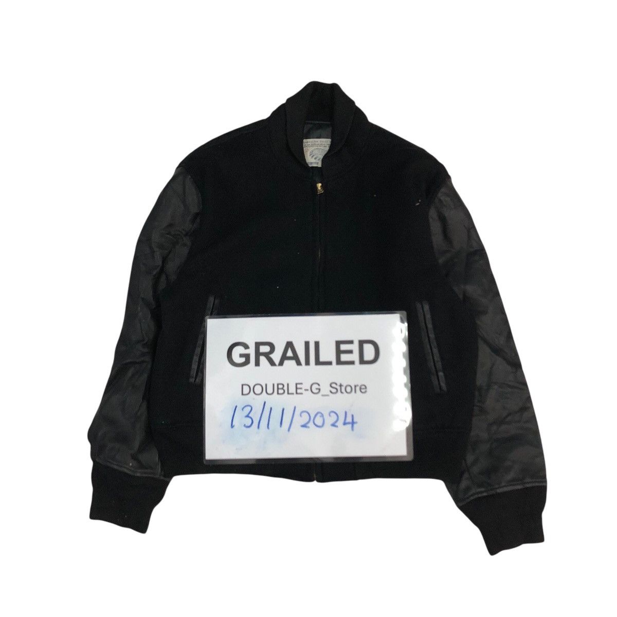 Japanese Brand 📌Vintage Bomber Leather Jacket American Wear Raccoon Size US M / EU 48-50 / 2 - 1 Thumbnail