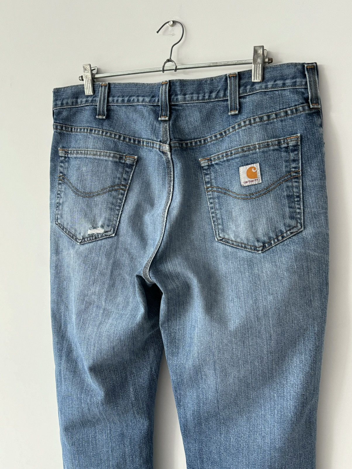 Carhartt × Carhartt Wip × Vintage Vintage Carhartt Skate Destroyed Jeans Pants Size US 38 / EU 54 - 7 Thumbnail