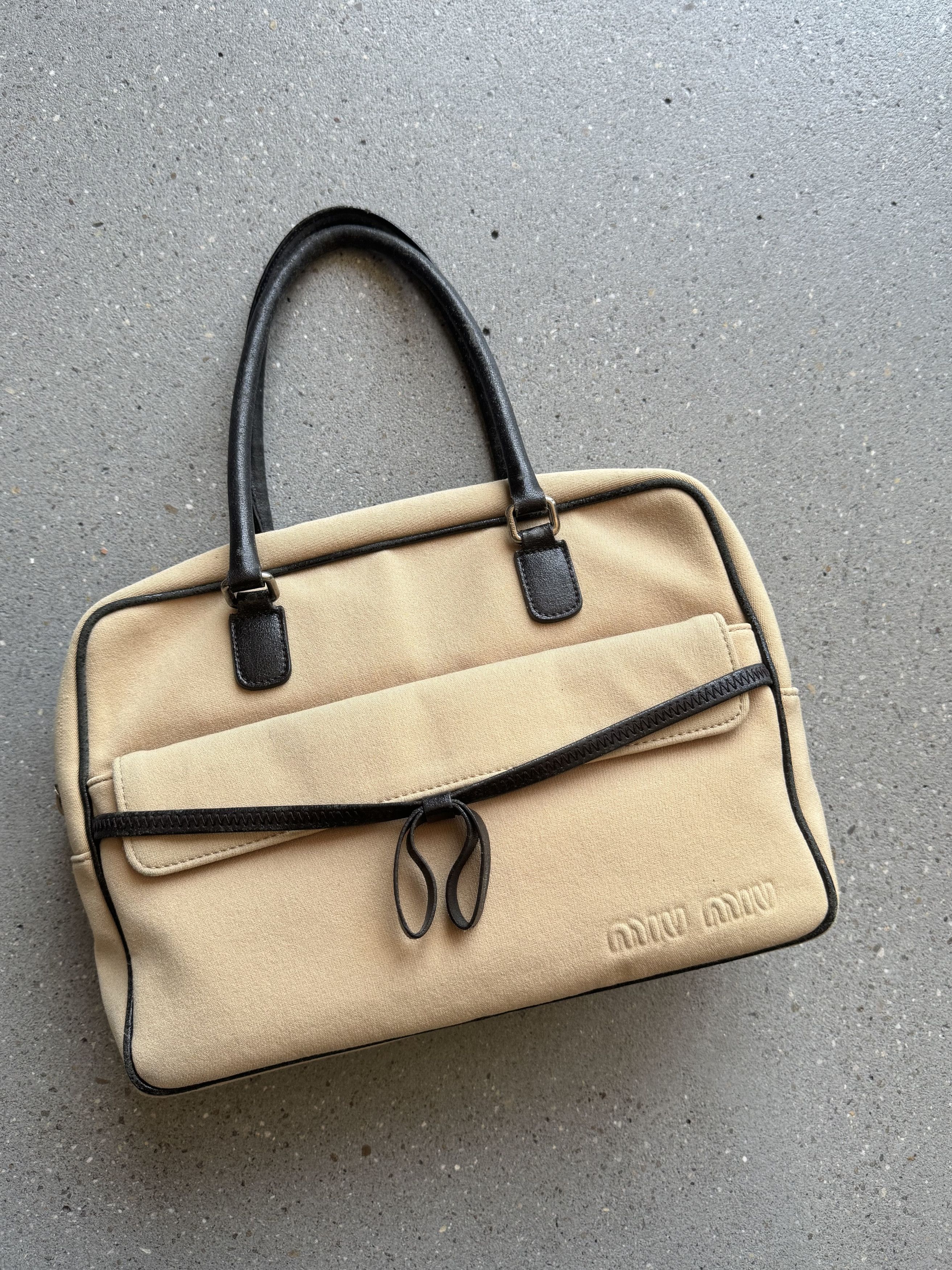 Miu Miu miu miu fall/winter 2000 canvas handbag Size ONE SIZE - 1 Thumbnail