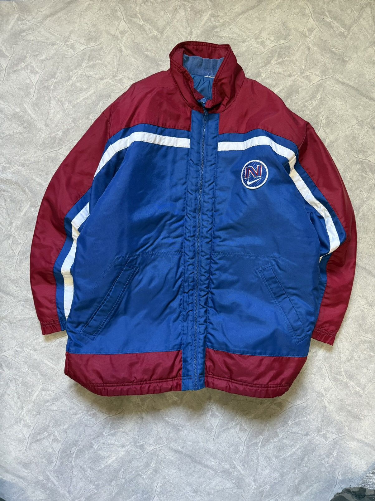 Nike Vintage Nike Big Logo Jacket Size US L / EU 52-54 / 3 - 3 Thumbnail