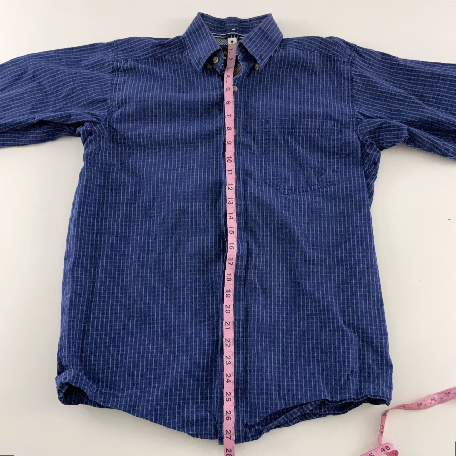 Ariat Ariat Pro Series Plaid Long Sleeve Button-Up Shirt Men's S Blue Size US S / EU 44-46 / 1 - 5 Thumbnail