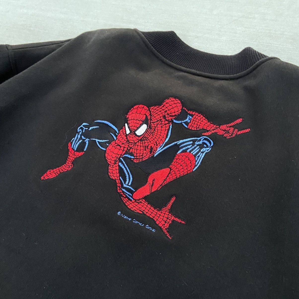 Vintage Vintage 90s Spider-Man New world entertainment jacket XL Size US XL / EU 56 / 4 - 3 Thumbnail