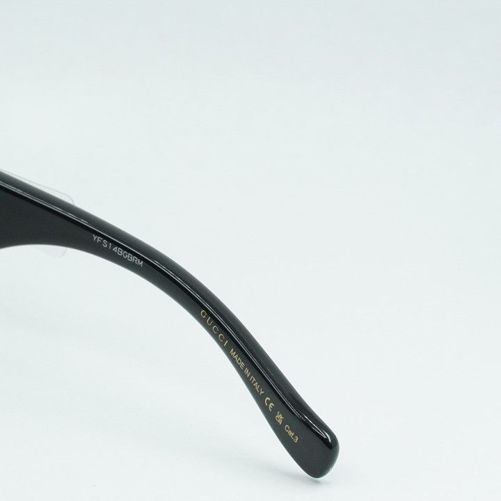 Gucci Gucci GG0900S 001 Sunglasses Black Aviator Frame, Grey Size ONE SIZE - 7 Thumbnail
