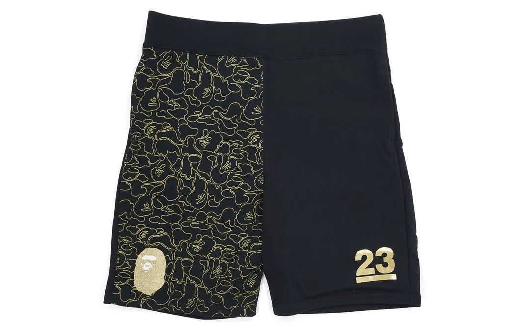 Bape 23rd Anniversary Sweatshorts Black Gold Size US 40 / EU 56 - 1 Thumbnail