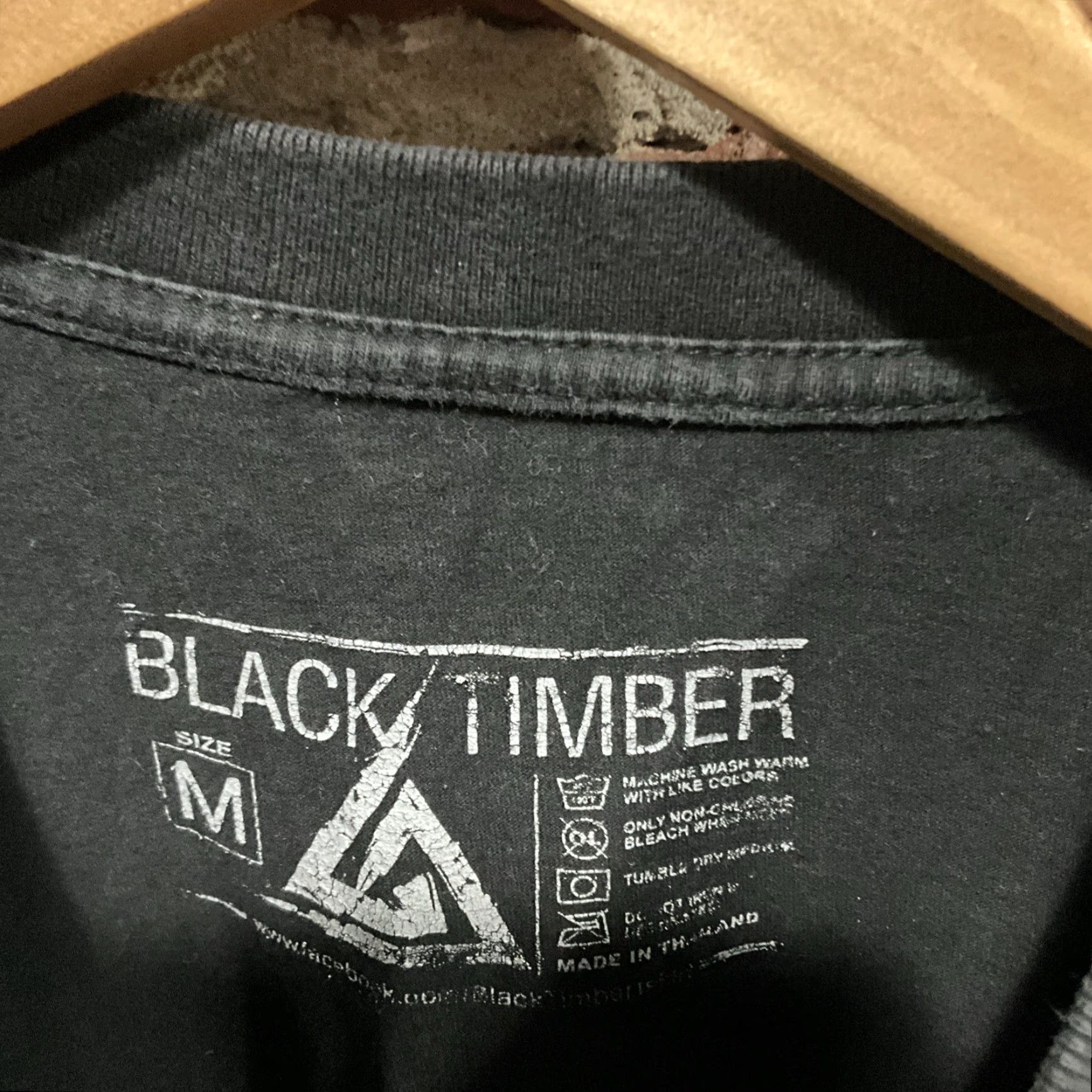 Vintage VINTAGE Black Timber T-Shirt Men’s Size M Black Captain America Logo Short Sleeve Regular Fit Men’s Shirt Size US M / EU 48-50 / 2 - 3 Thumbnail
