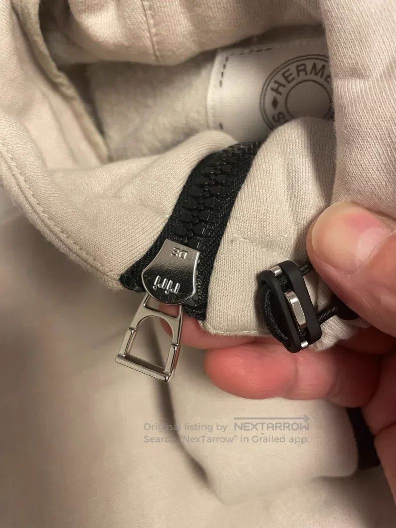Hermes Hermes Hooded Sweatshirt (with Thin Fleece Inside) Size M / US 6-8 / IT 42-44 - 6 Thumbnail