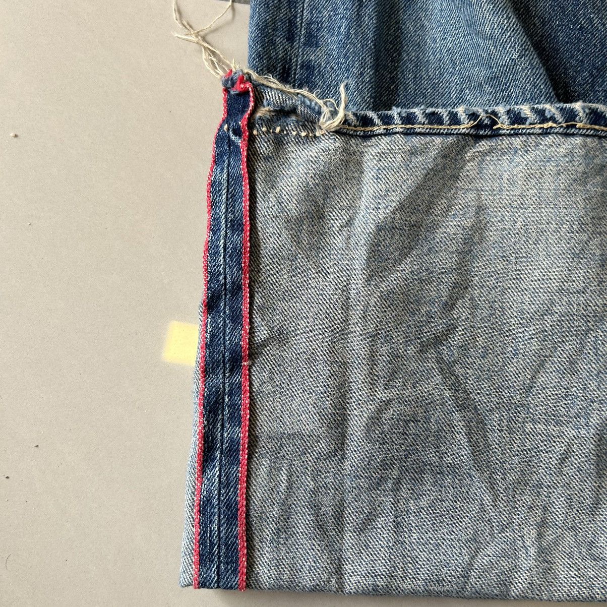 Vintage Vintage Iron HR Market Selvedge Distressed Denim Size US 30 / EU 46 - 19 Thumbnail