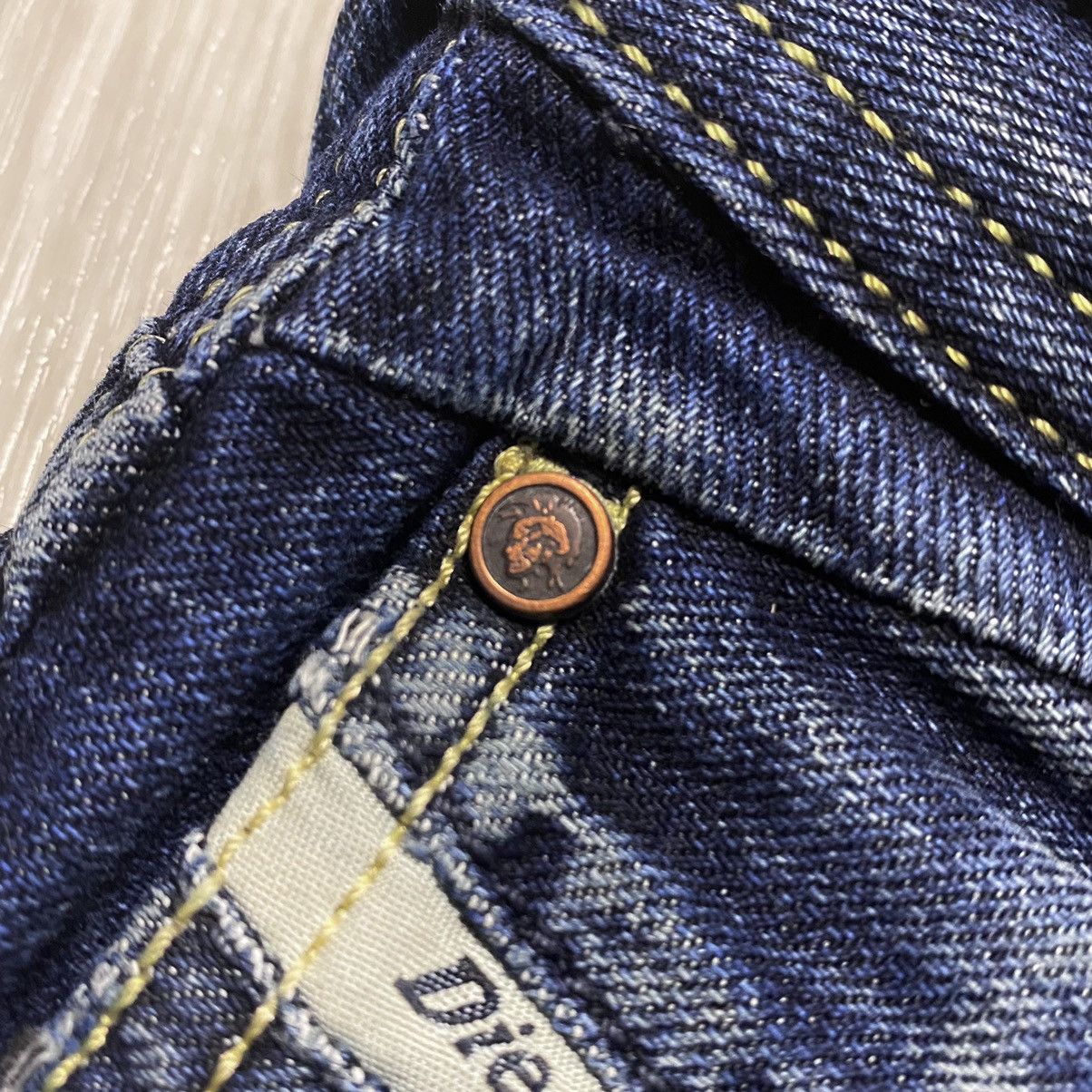 Diesel Women’s Diesel Slammer Washed Torn Distressed Denim Jeans Size 28" / US 6 / IT 42 - 13 Thumbnail