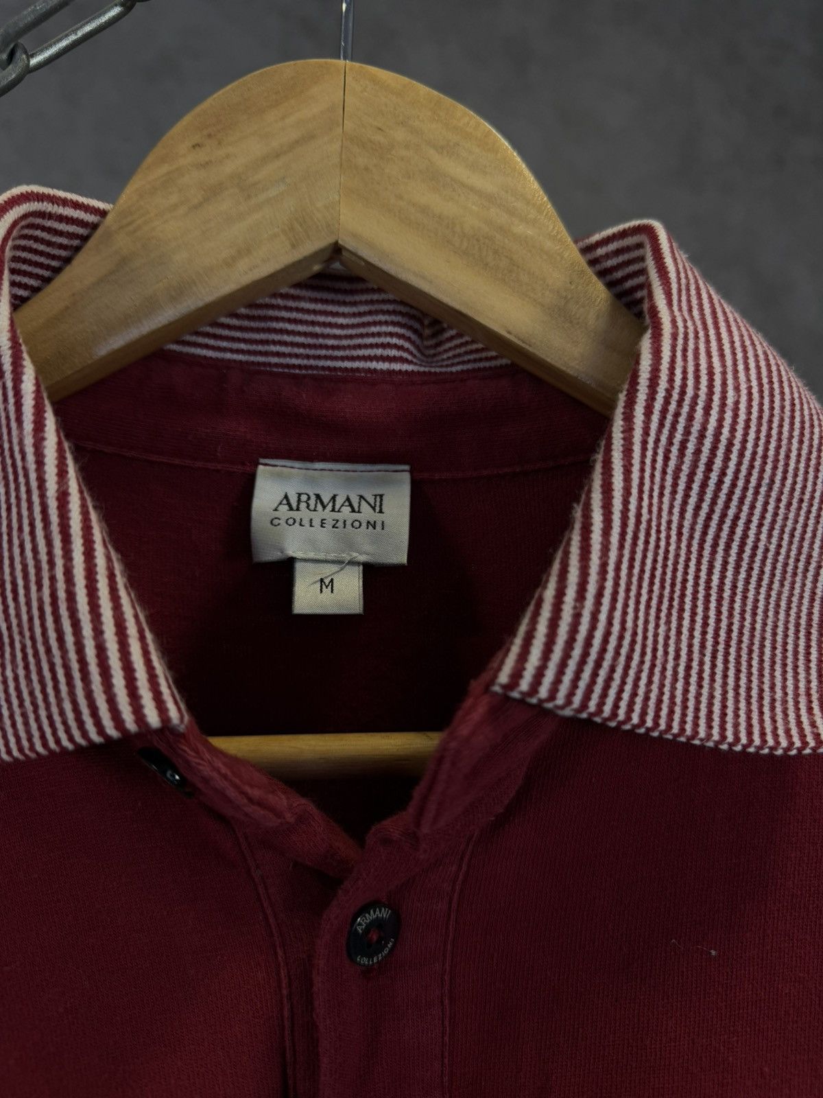 Armani Collezioni Armani Collezioni luxury designer polo sweatshirt Size US M / EU 48-50 / 2 - 5 Thumbnail