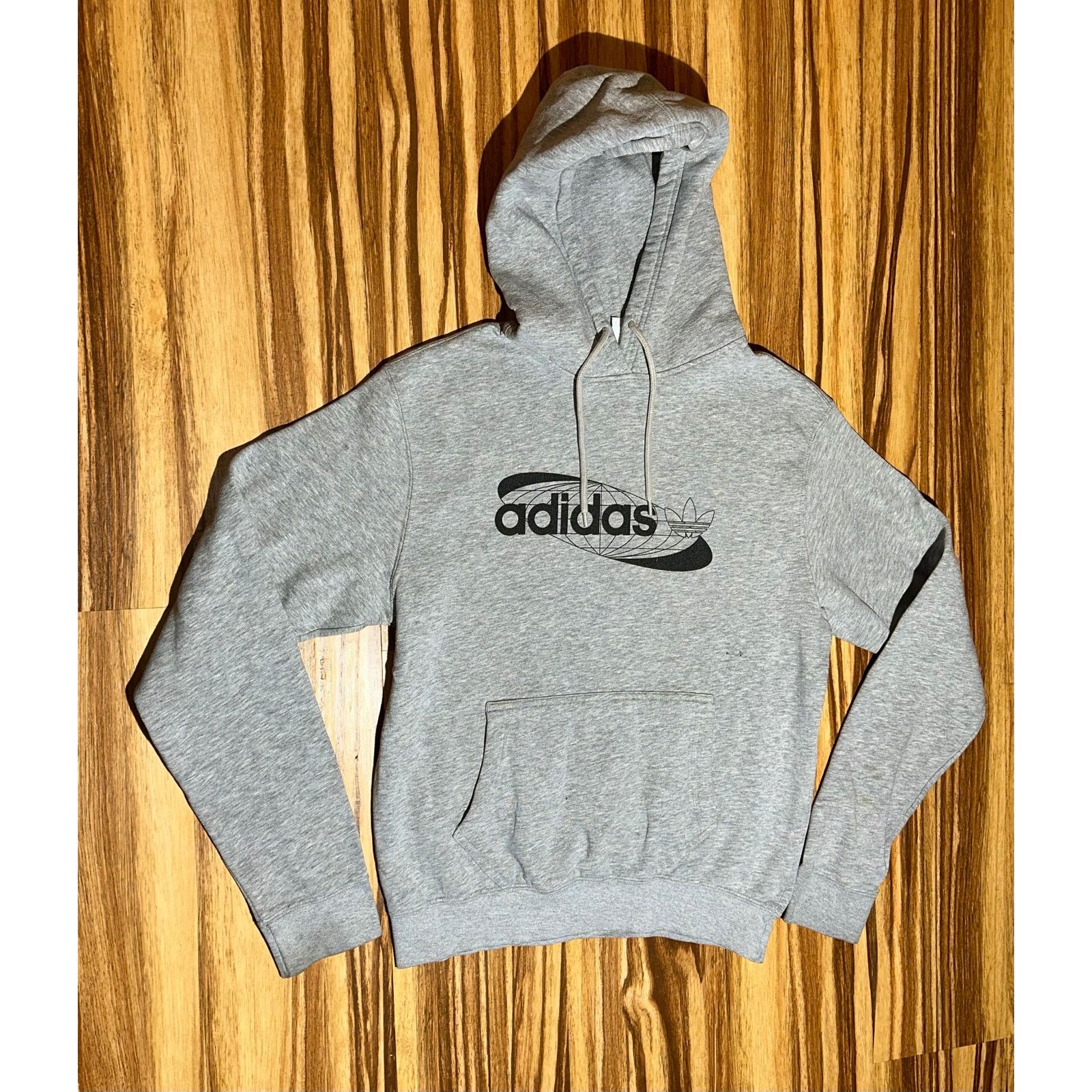 Adidas Adidas Gray Hoodie Size Medium Size US M / EU 48-50 / 2 - 2 Thumbnail
