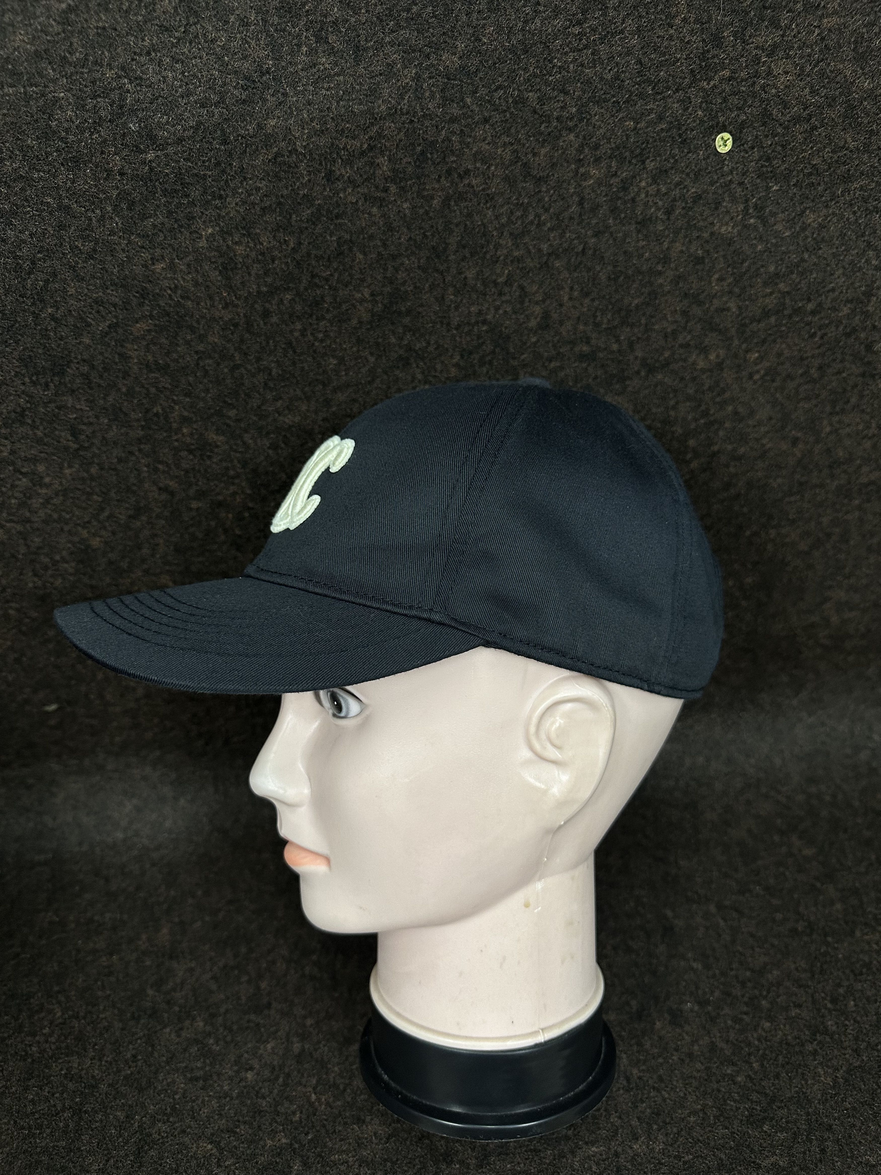 Celine Celine Triomphe Black Baseball Cap Size ONE SIZE - 3 Thumbnail