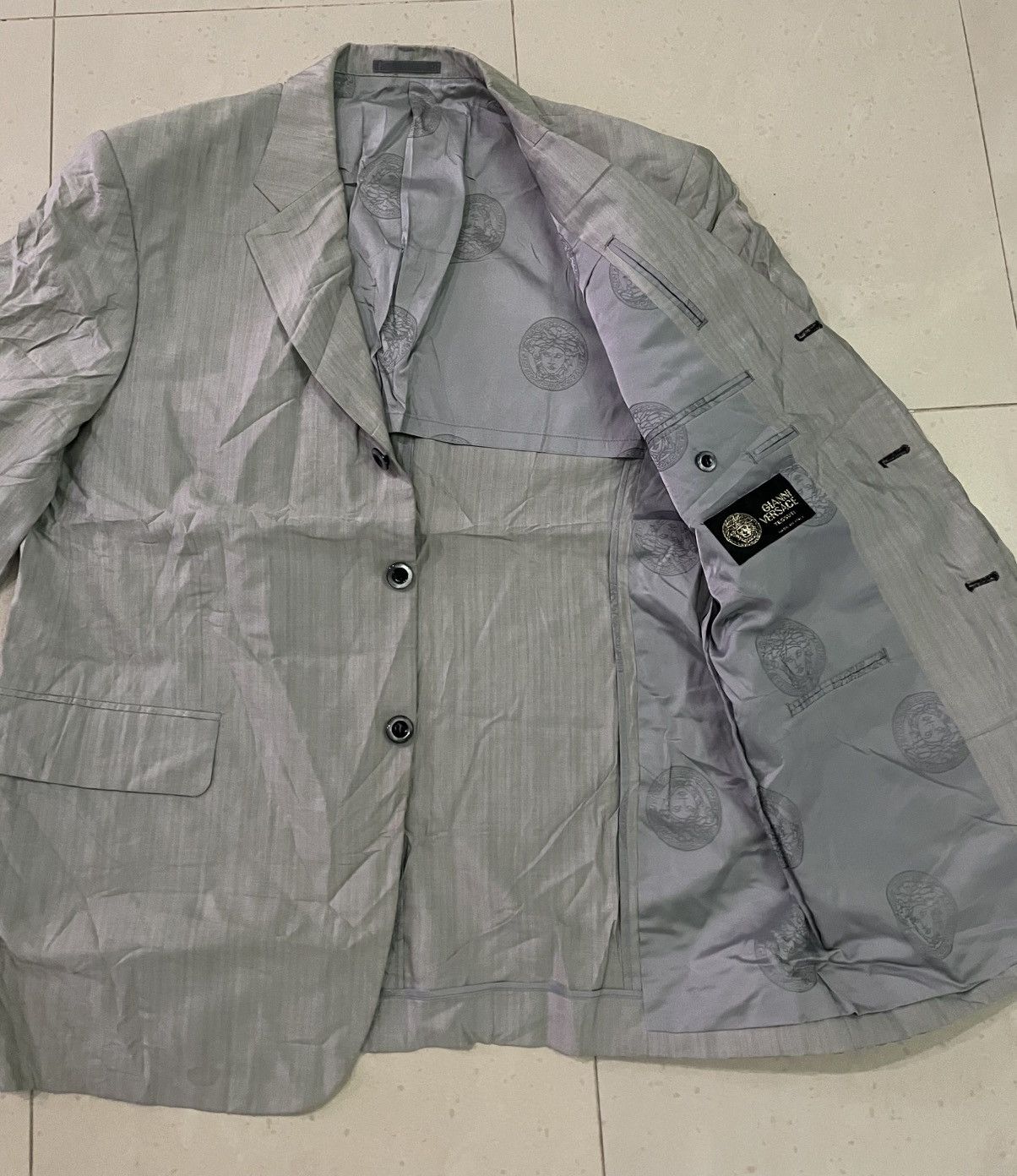 Versace Versace by Gianni Versace Vintage Suit Blazer. Size 46R - 3 Thumbnail