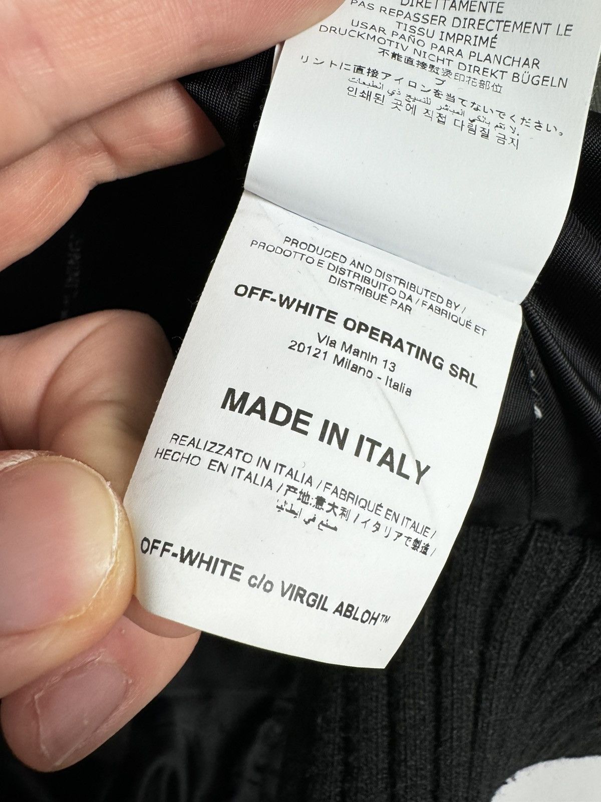 Off-White Off-White Logo Varsity Virgin Wool Jacket Size US M / EU 48-50 / 2 - 16 Thumbnail