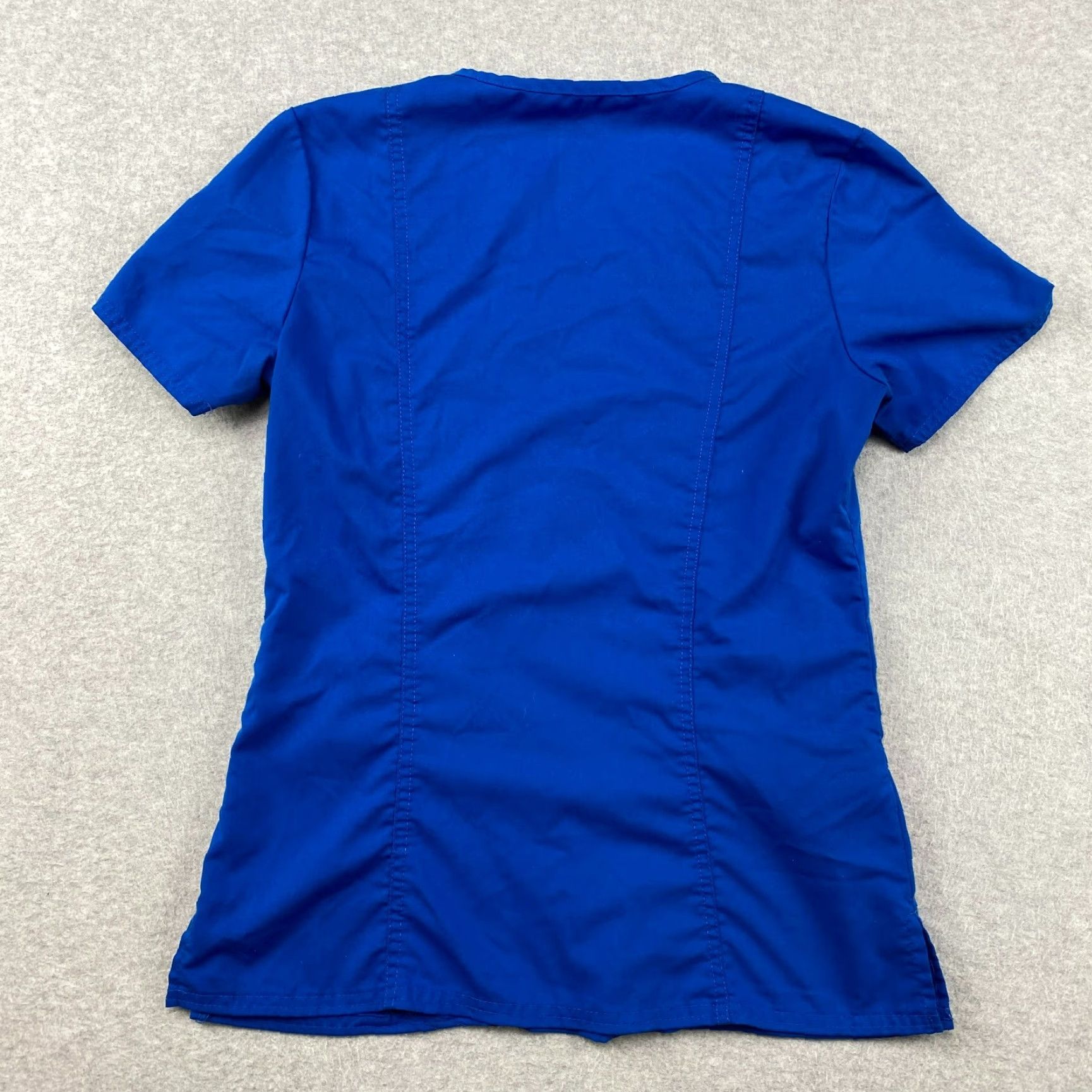 Cherokee Cherokee Scrubs Top Womens XS Blue Short Sleeve V Neck Pocket Size XS / US 0-2 / IT 36-38 - 6 Thumbnail