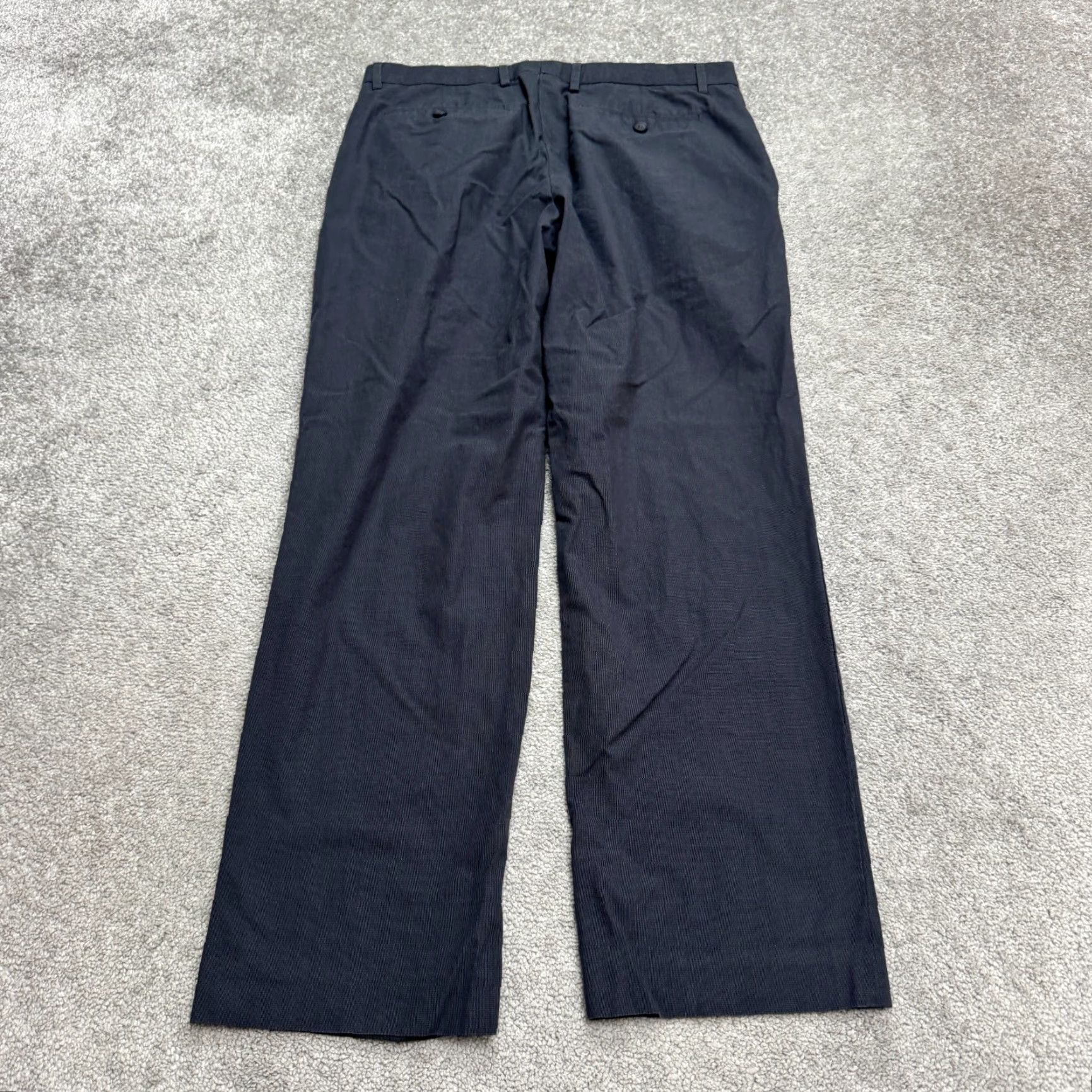 Banana Republic Banana Republic Dress Pants Mens 32x30 Navy Blue Cotton Size US 32 / EU 48 - 2 Thumbnail