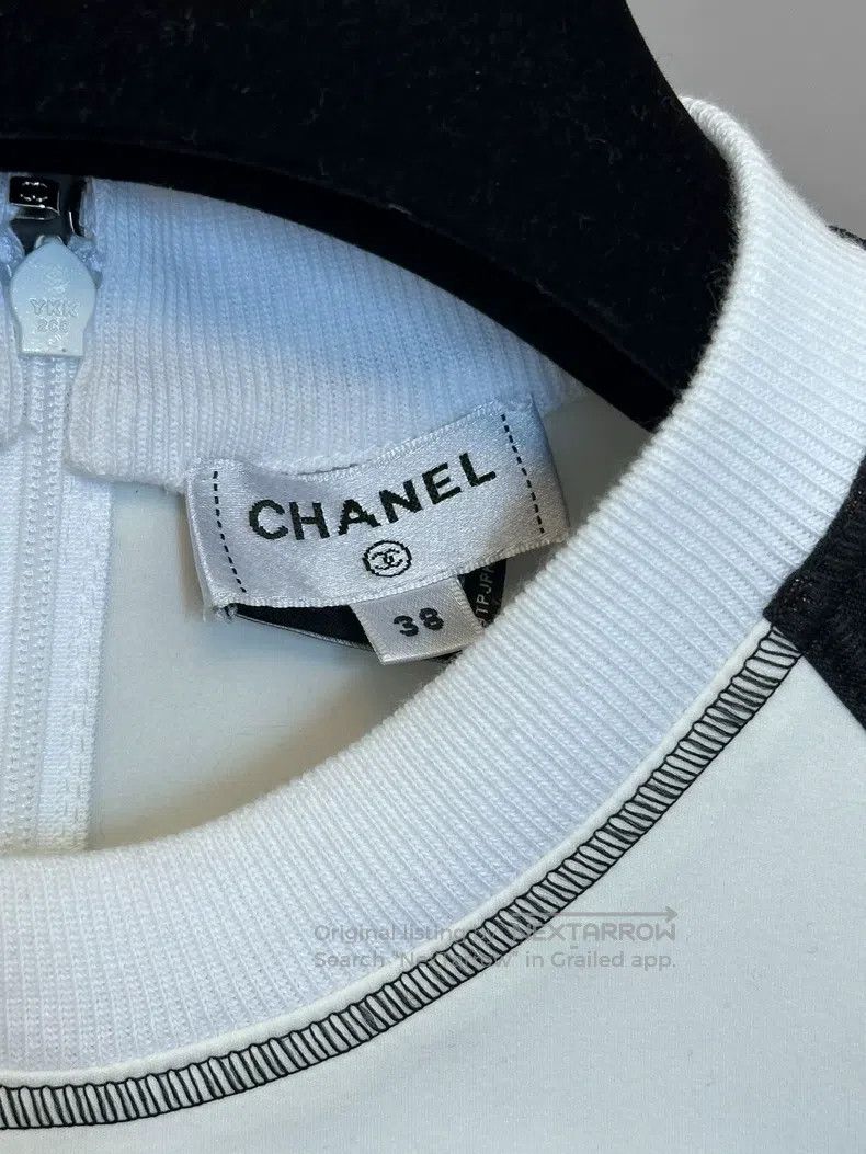 Chanel Chanel Black and white T-shirt Size XS / US 0-2 / IT 36-38 - 2 Thumbnail