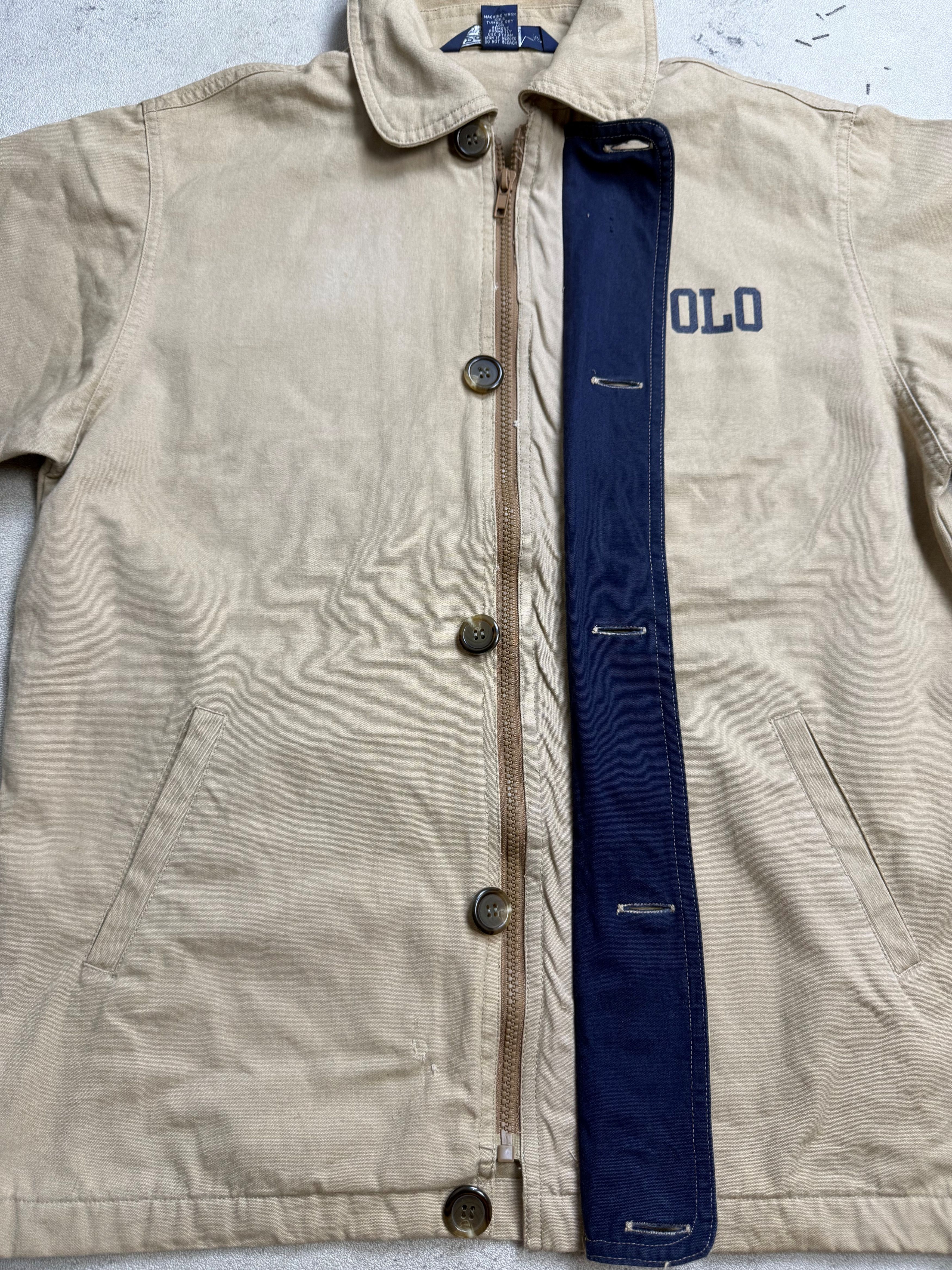 Polo Ralph Lauren Vintage Polo Ralph Lauren Cotton Canvas Jacket Size US S / EU 44-46 / 1 - 14 Thumbnail