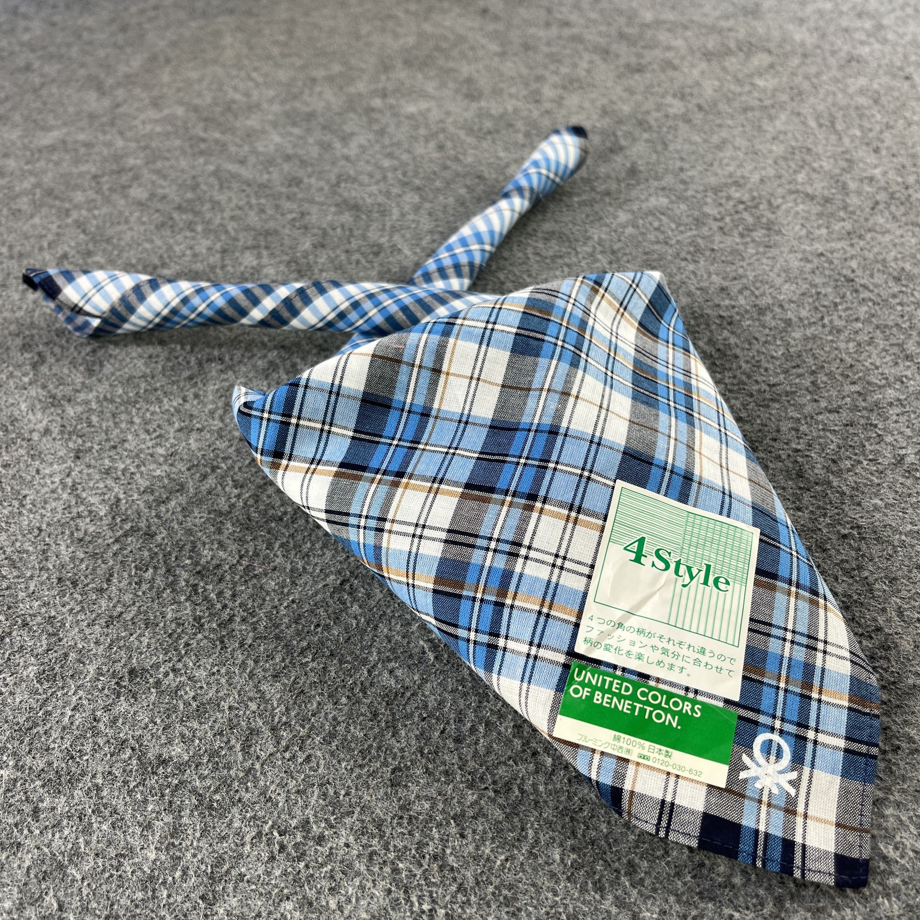 United Colors Of Benetton United Colors Of Benetton Handkerchief Bandana B091 Size ONE SIZE - 2 Thumbnail
